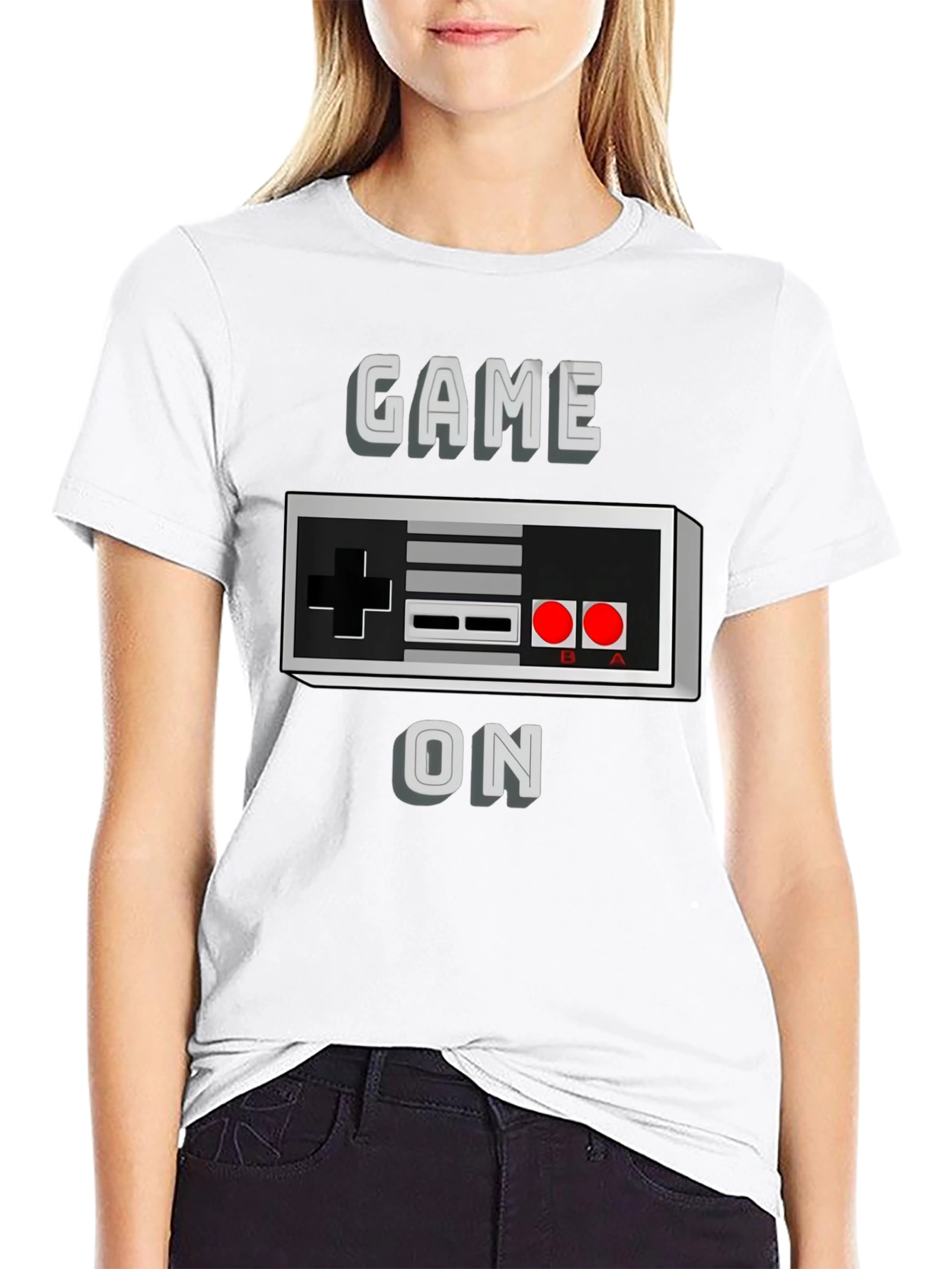 Game On Retro Controller Graphic T-Shirt