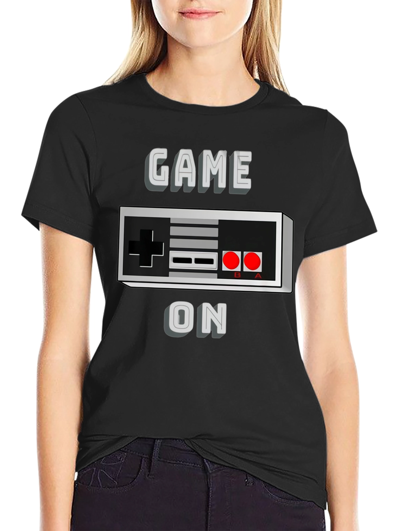 Game On Retro Controller Graphic T-Shirt