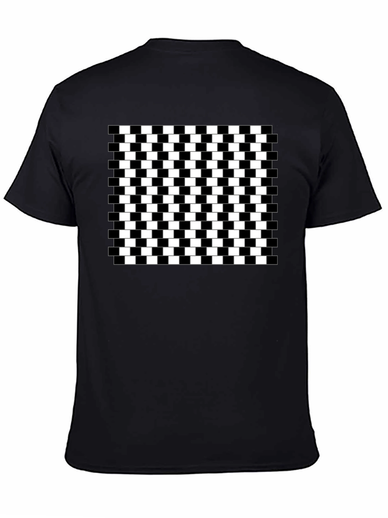 Optical Illusion Checkerboard T-Shirt