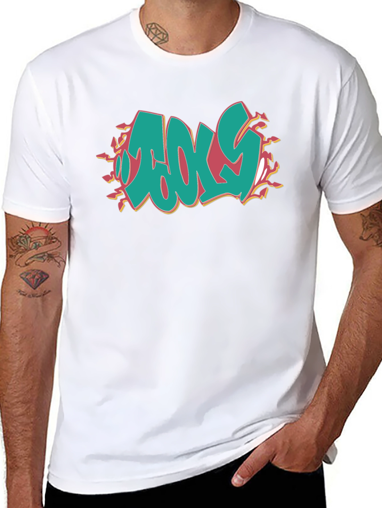 Graffiti Style Graphic Tee