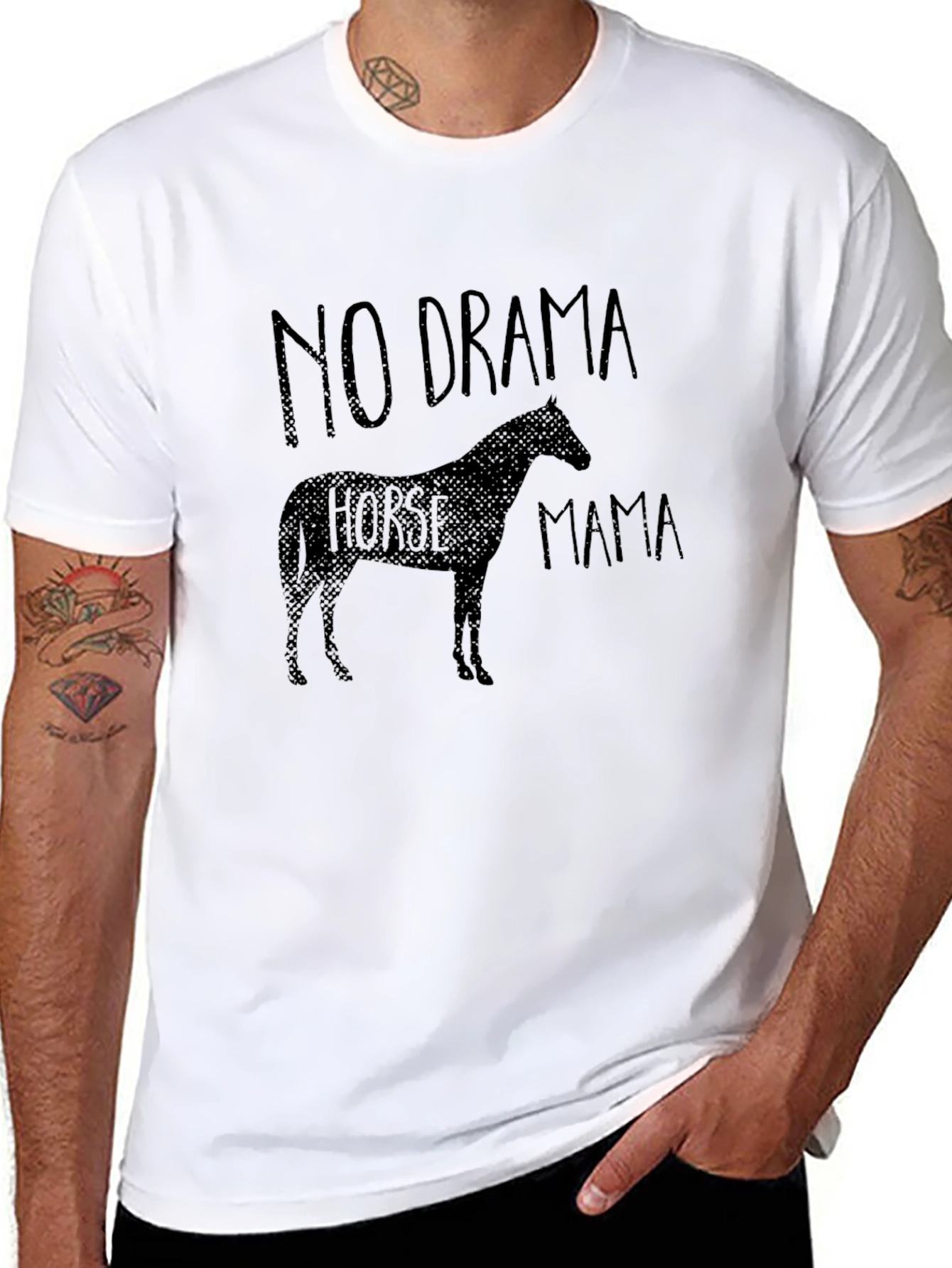 No Drama Horse Mama Graphic Tee