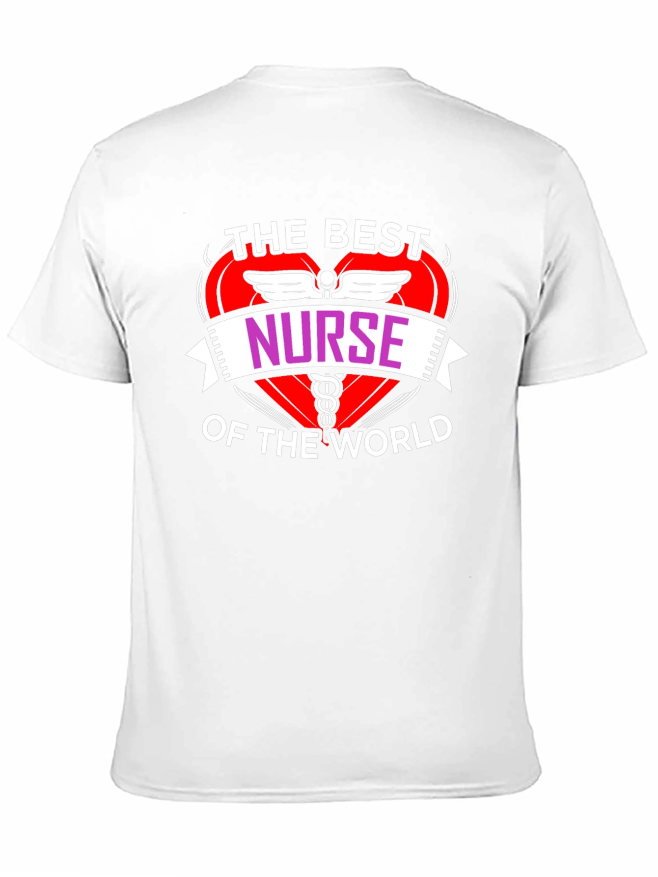 Best Nurse of the World Black T-Shirt