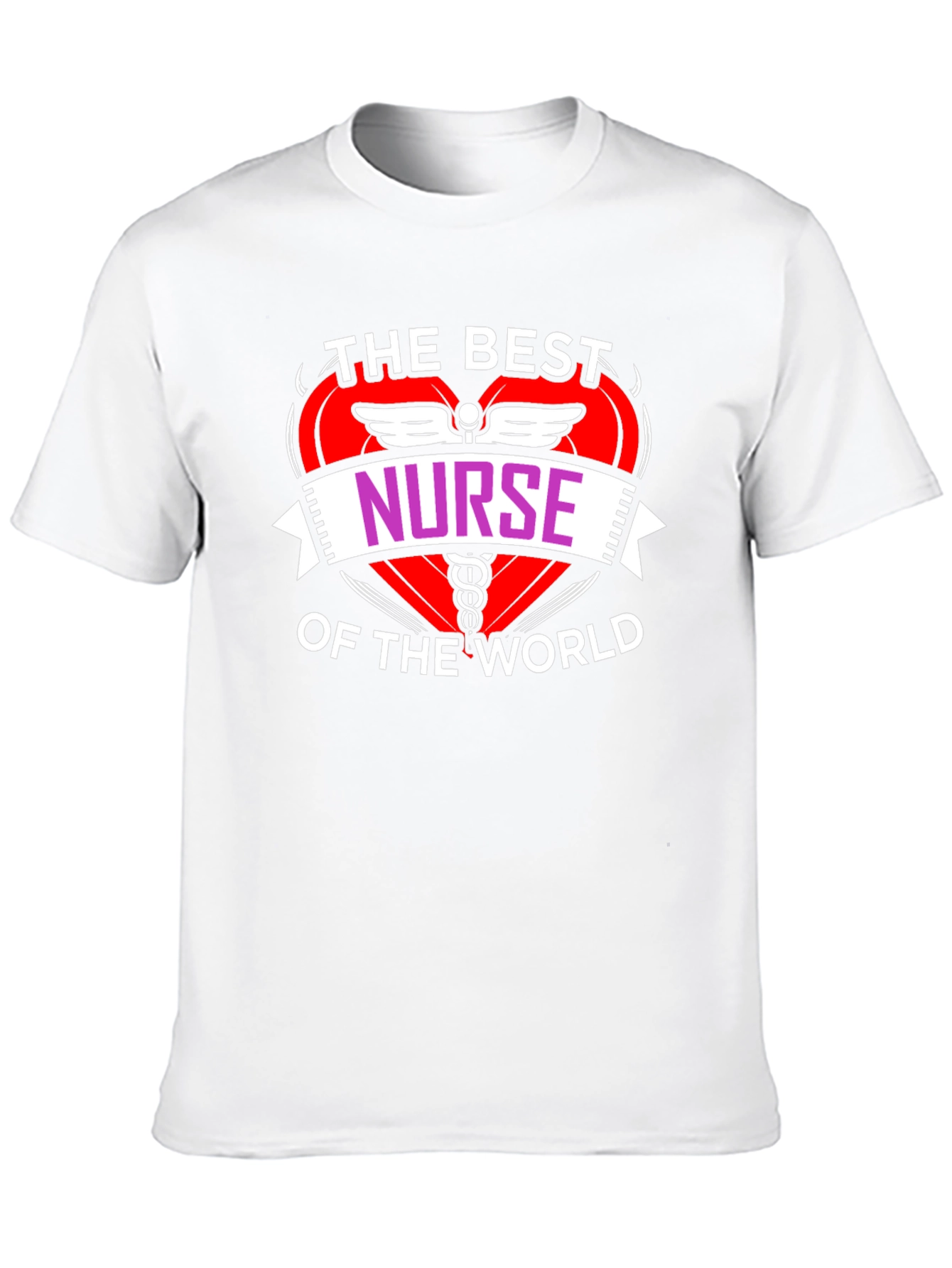 Best Nurse of the World Black T-Shirt
