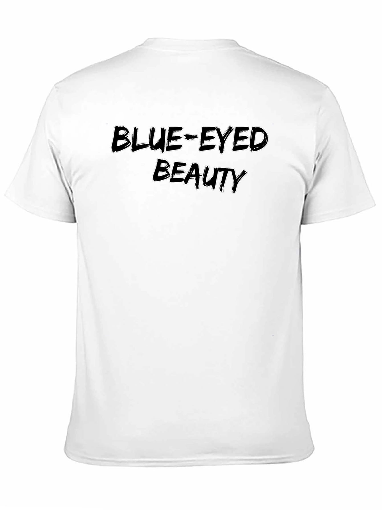 Blue-Eyed Beauty Black T-Shirt