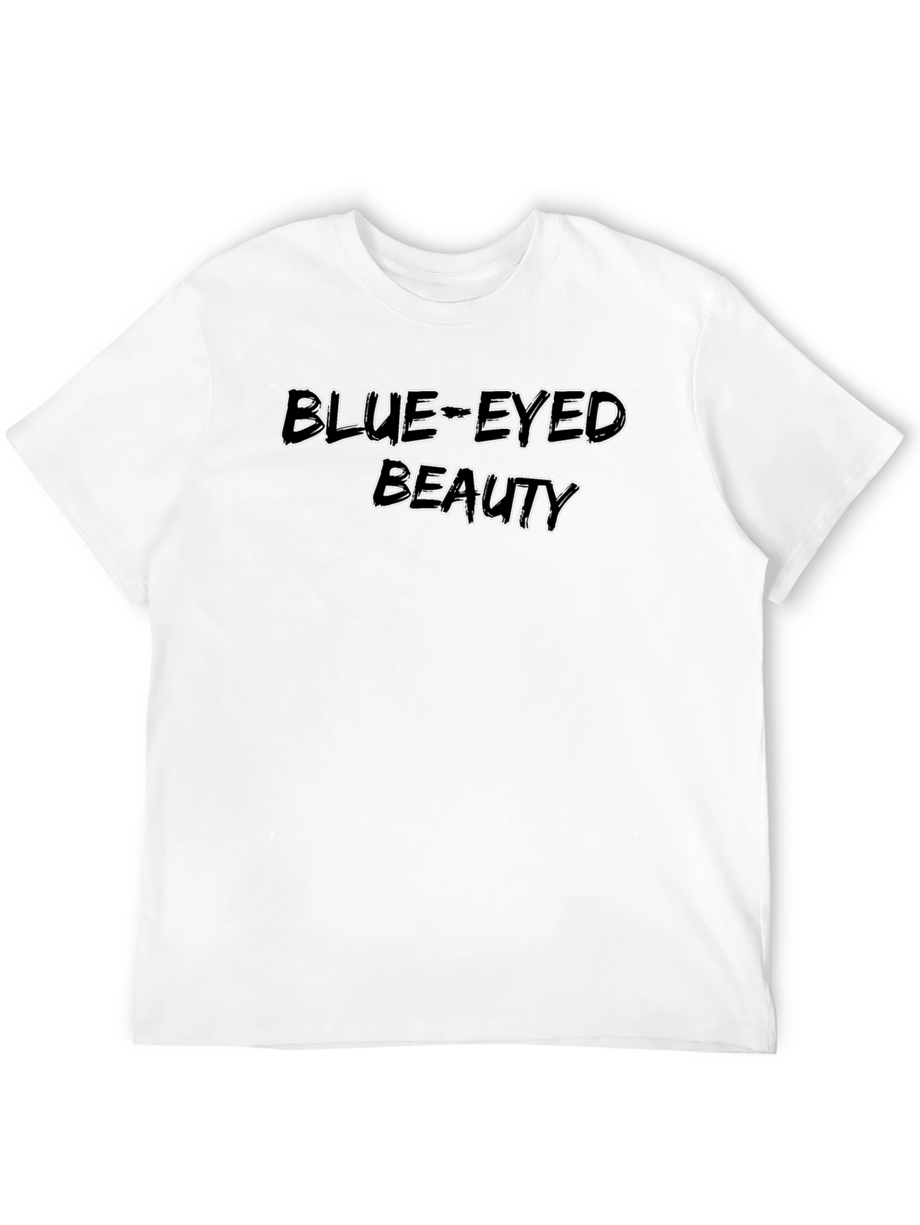 Blue-Eyed Beauty Black T-Shirt