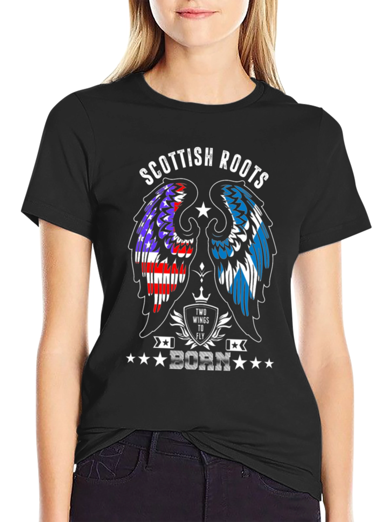 Scottish Roots Born T-Shirt