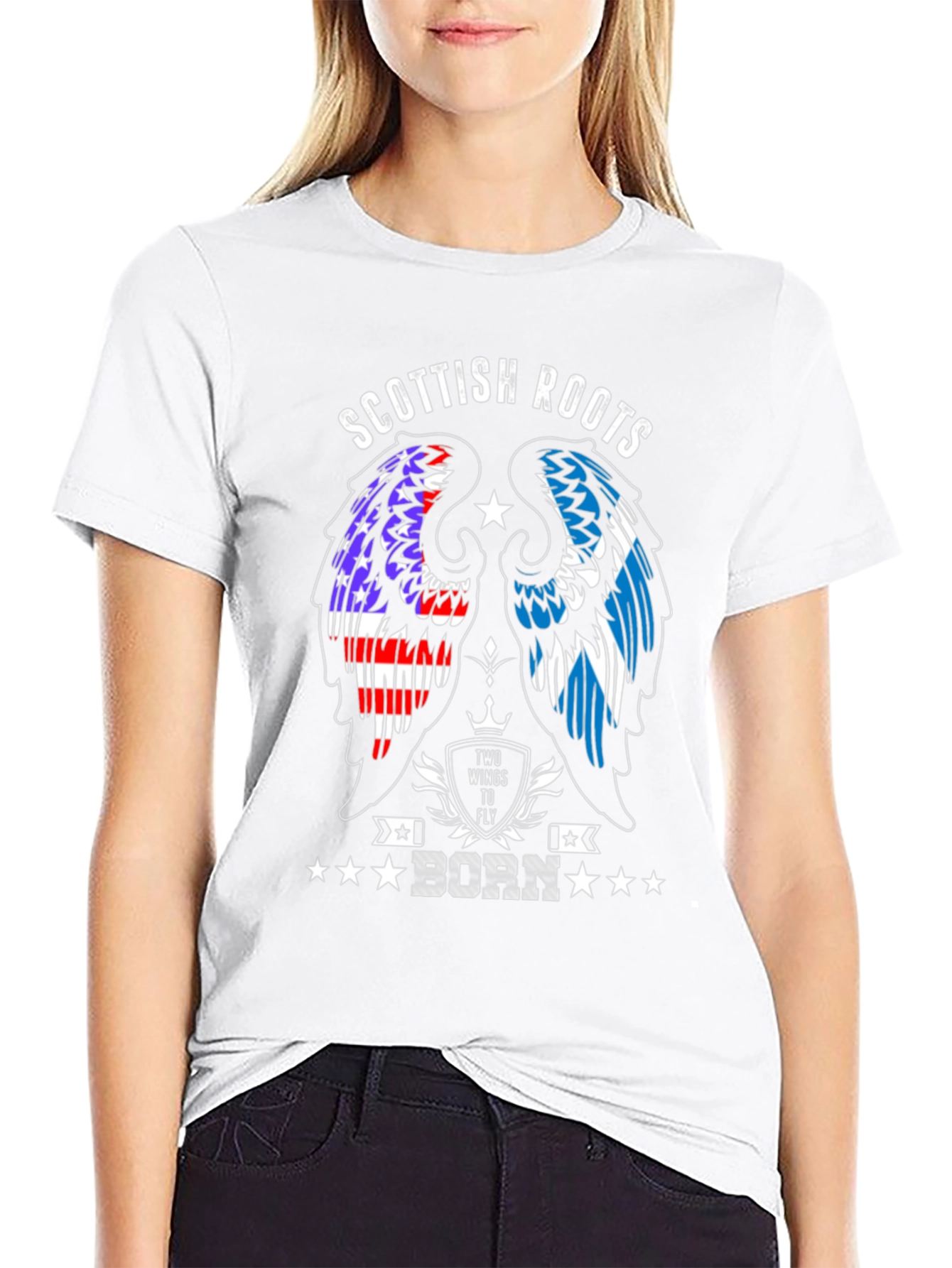 Scottish Roots Born T-Shirt
