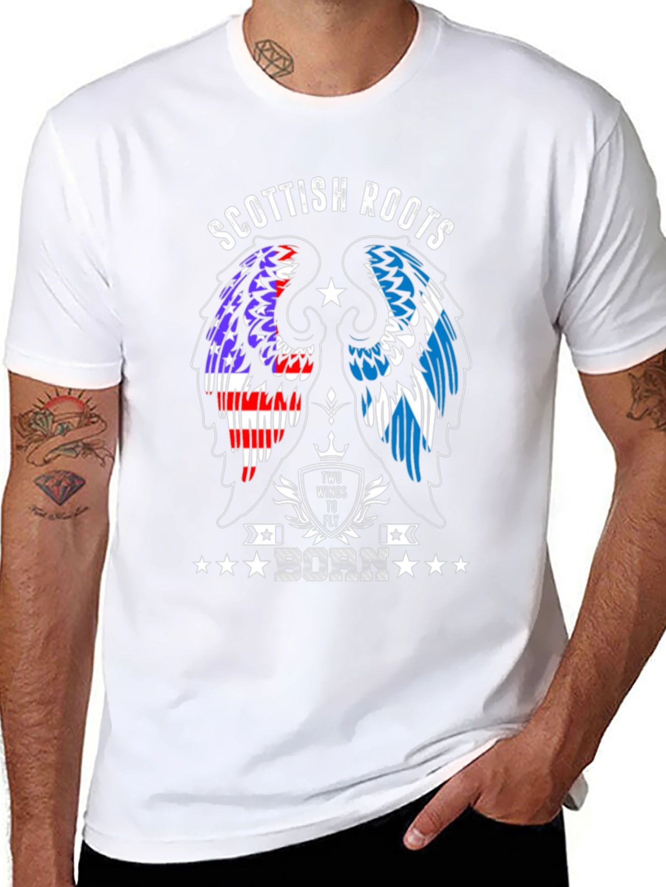 Scottish Roots Born T-Shirt