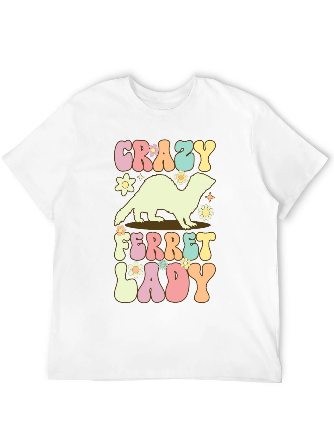Crazy Ferret Lady Graphic Tee