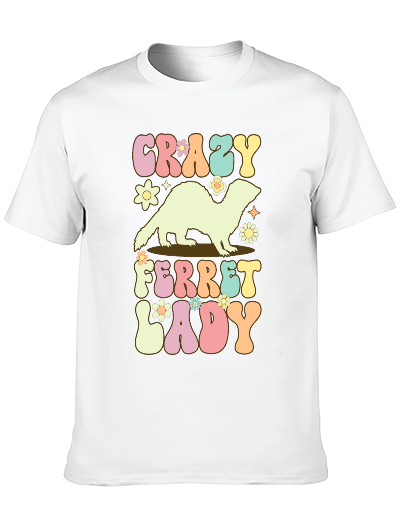 Crazy Ferret Lady Graphic Tee