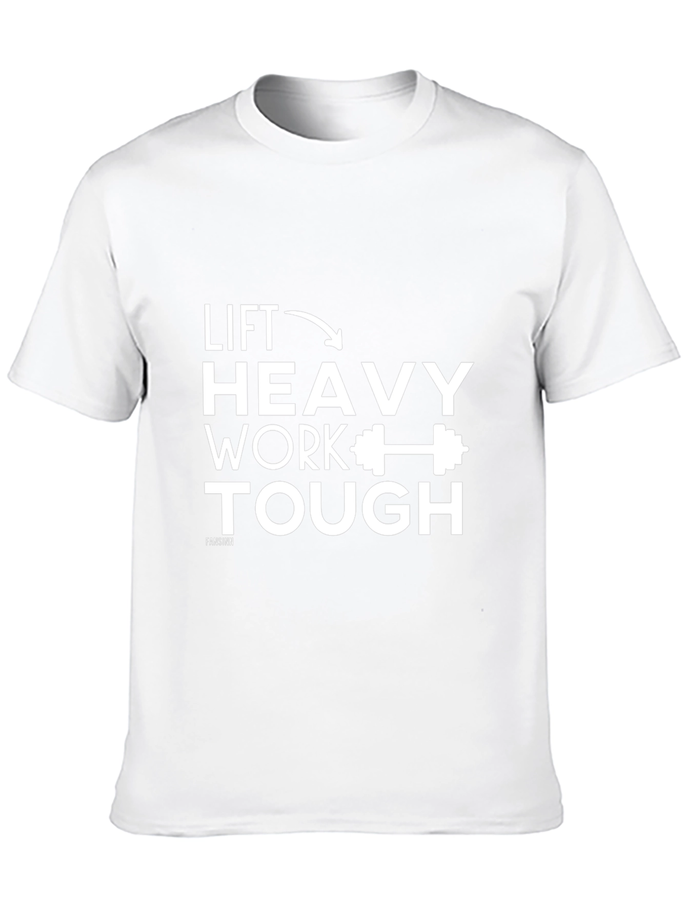 Lift Heavy Work Tough Black T-Shirt