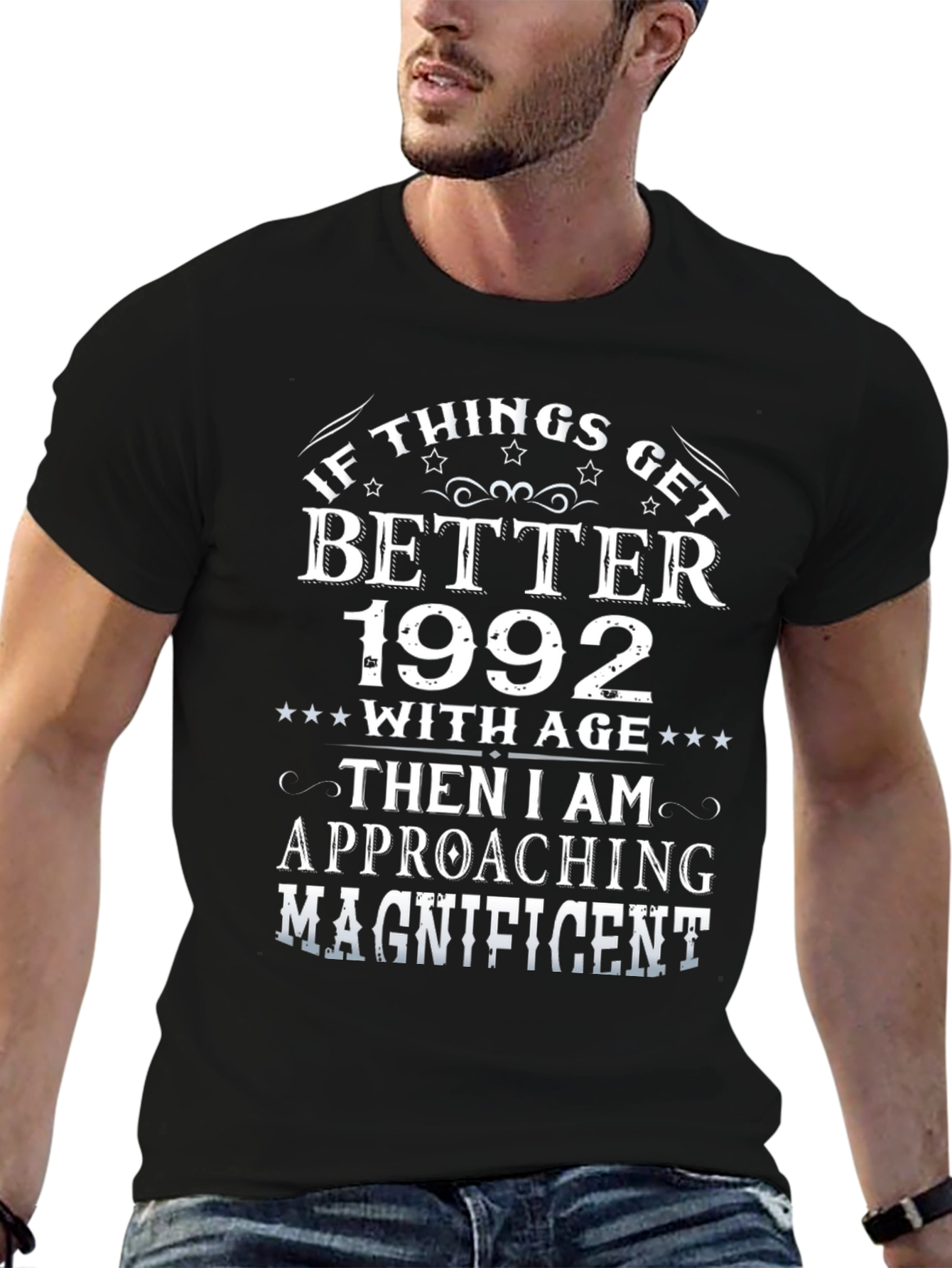 Better With Age 1992 Black T-Shirt
