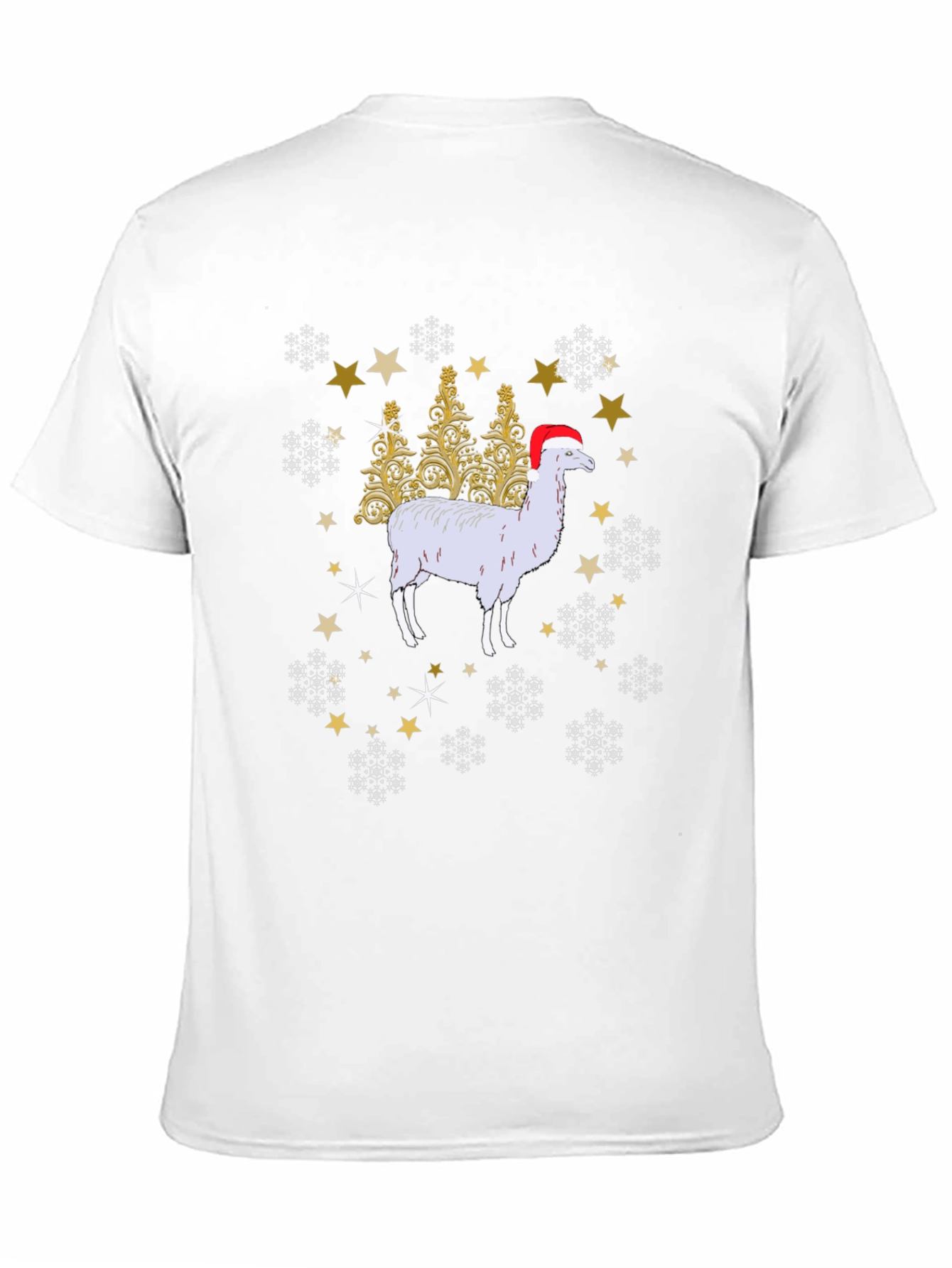 Festive Alpaca Christmas T-Shirt