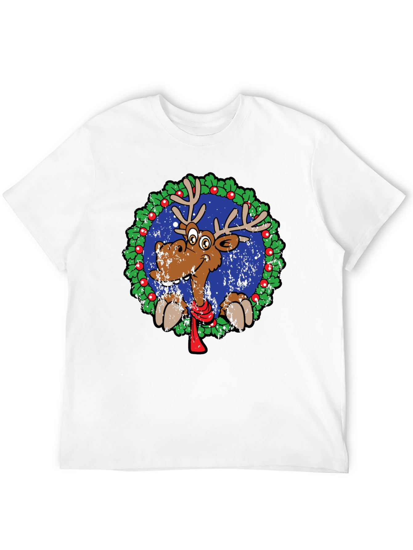 Festive Reindeer Christmas T-Shirt