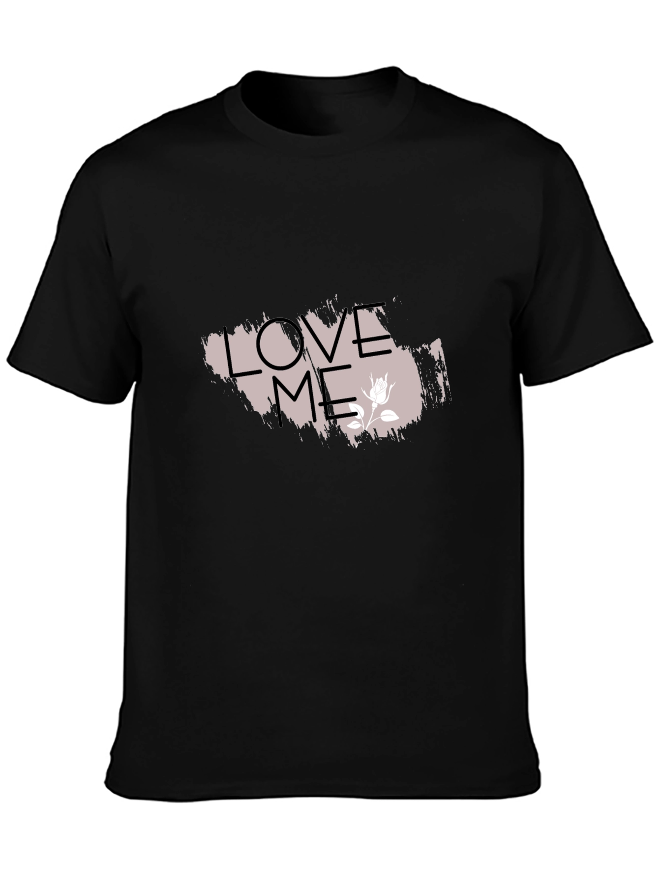 Love Me Graphic Tee - Trendy Black T-Shirt