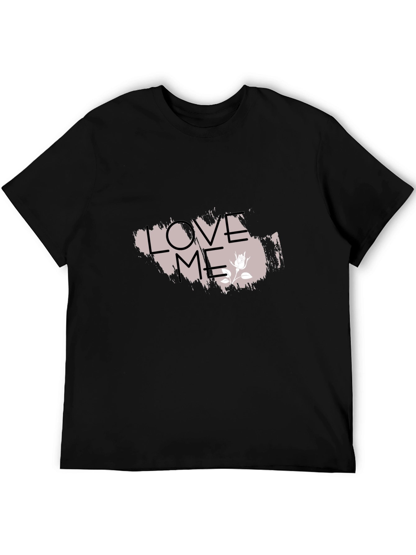 Love Me Graphic Tee - Trendy Black T-Shirt