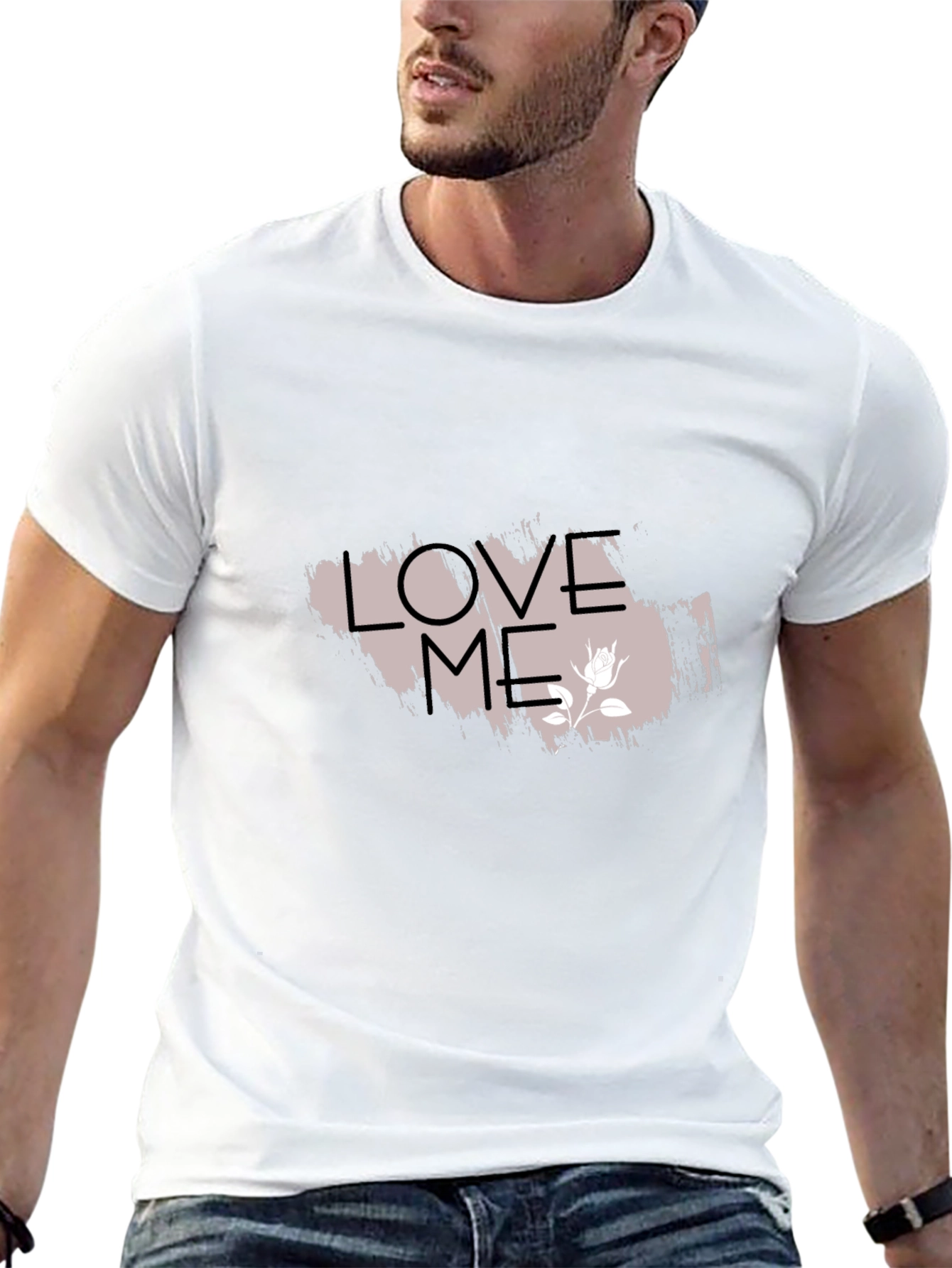 Love Me Graphic Tee - Trendy Black T-Shirt
