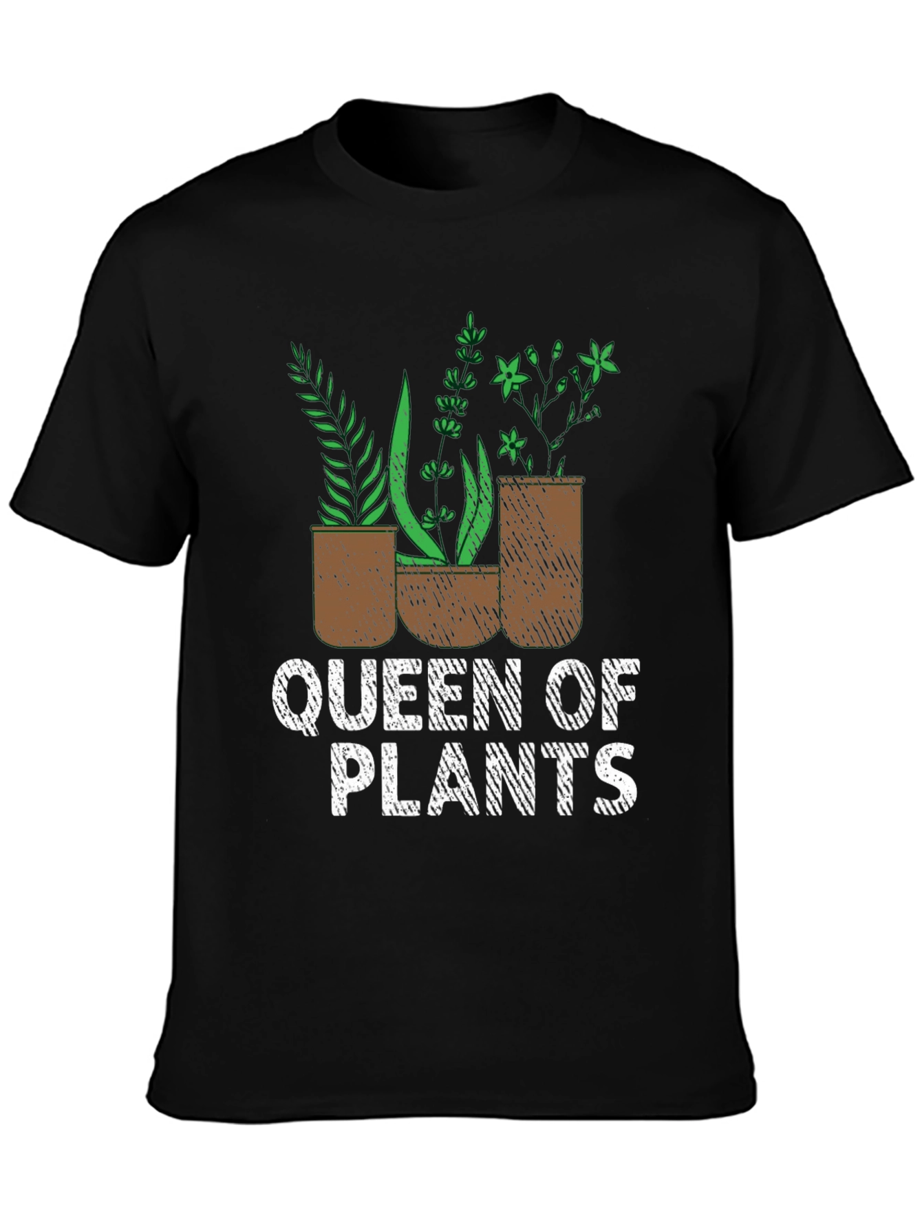 Queen of Plants Graphic Tee - Gardening Lover Shirt