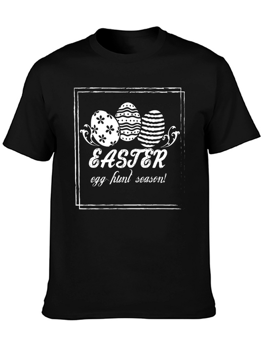Easter Egg Hunt Season Black T-Shirt