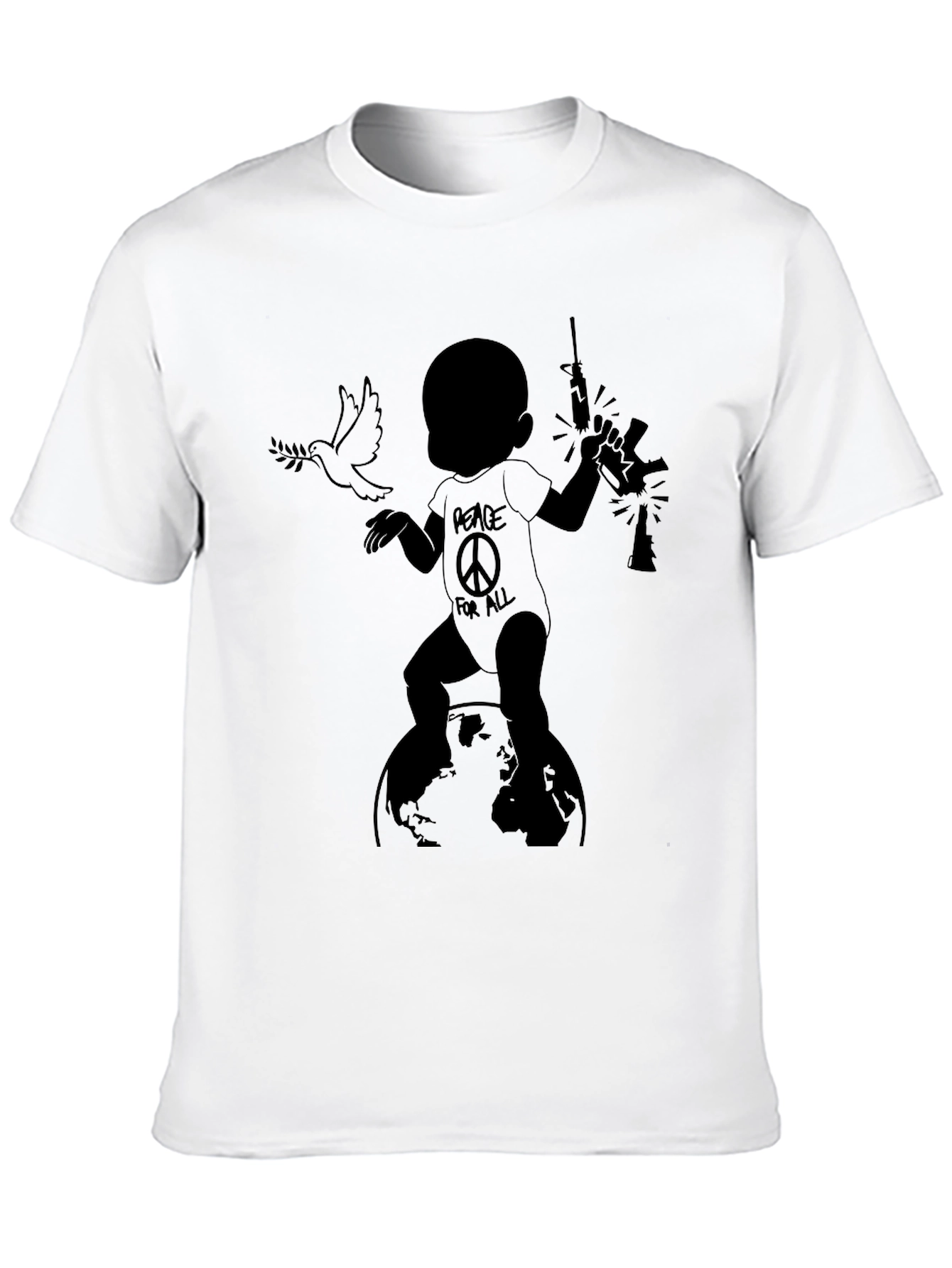 Peace vs. War Graphic Tee