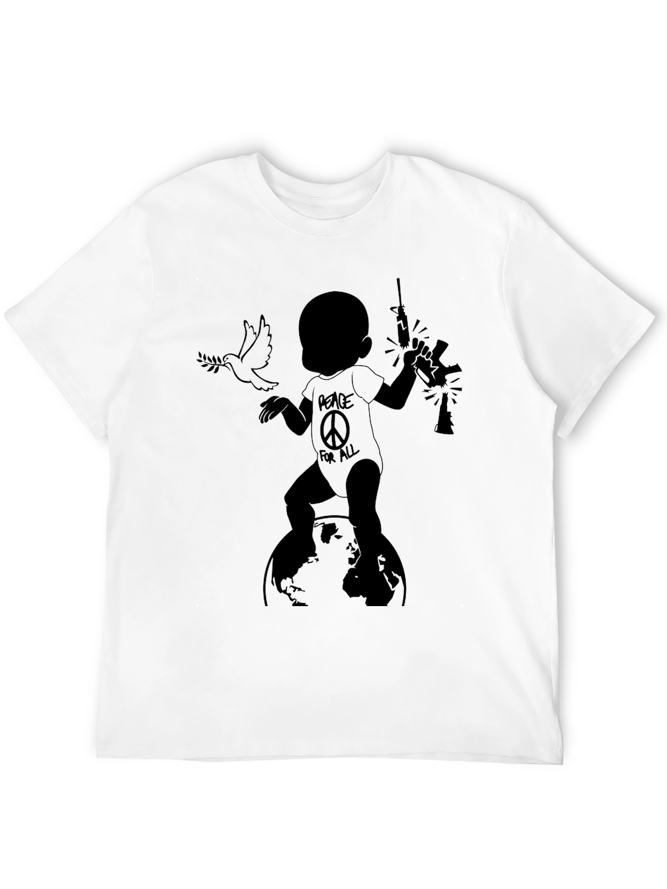 Peace vs. War Graphic Tee