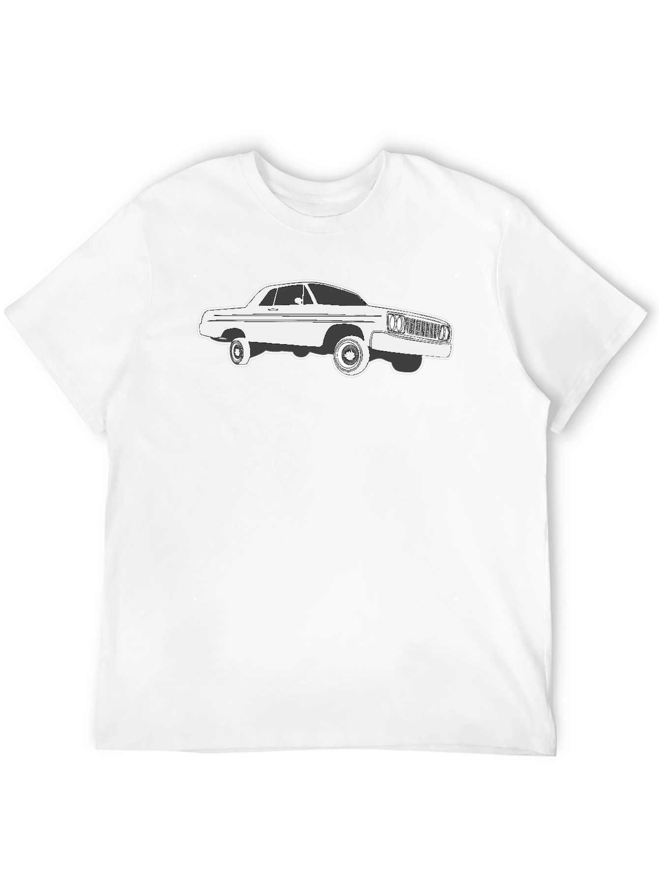 Classic Car Graphic T-Shirt - Black