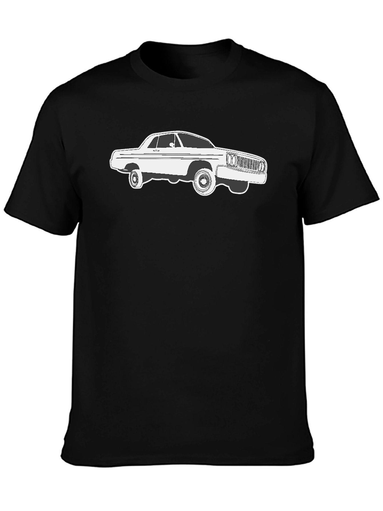 Classic Car Graphic T-Shirt - Black