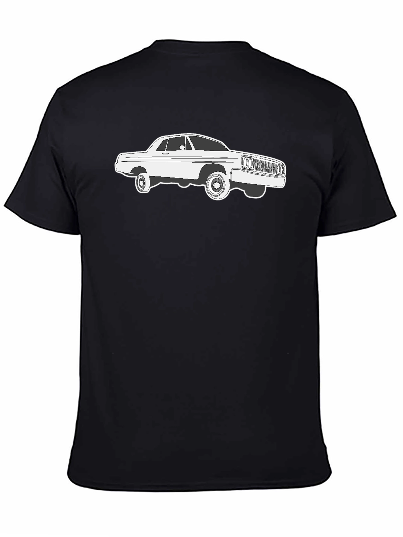 Classic Car Graphic T-Shirt - Black