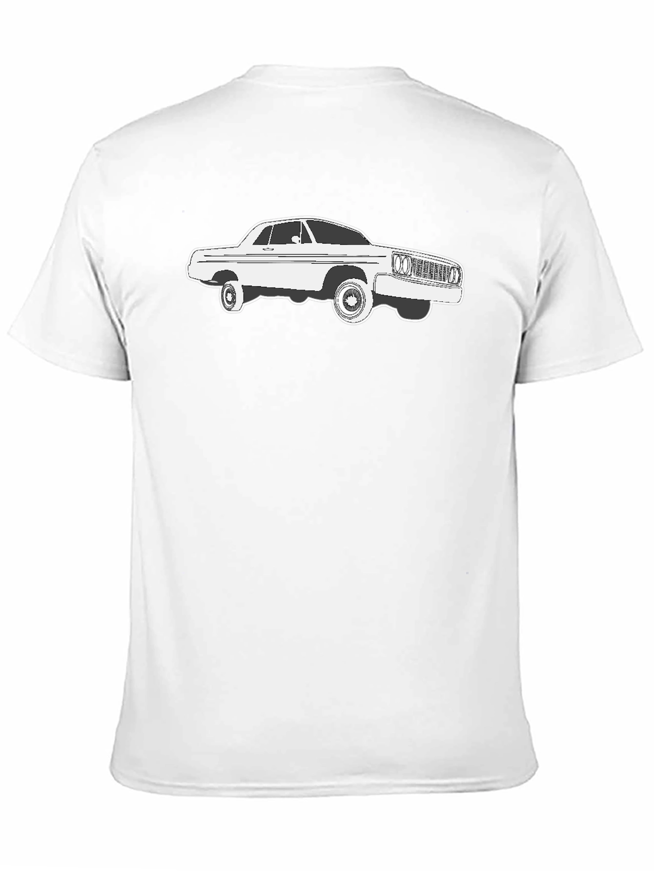 Classic Car Graphic T-Shirt - Black