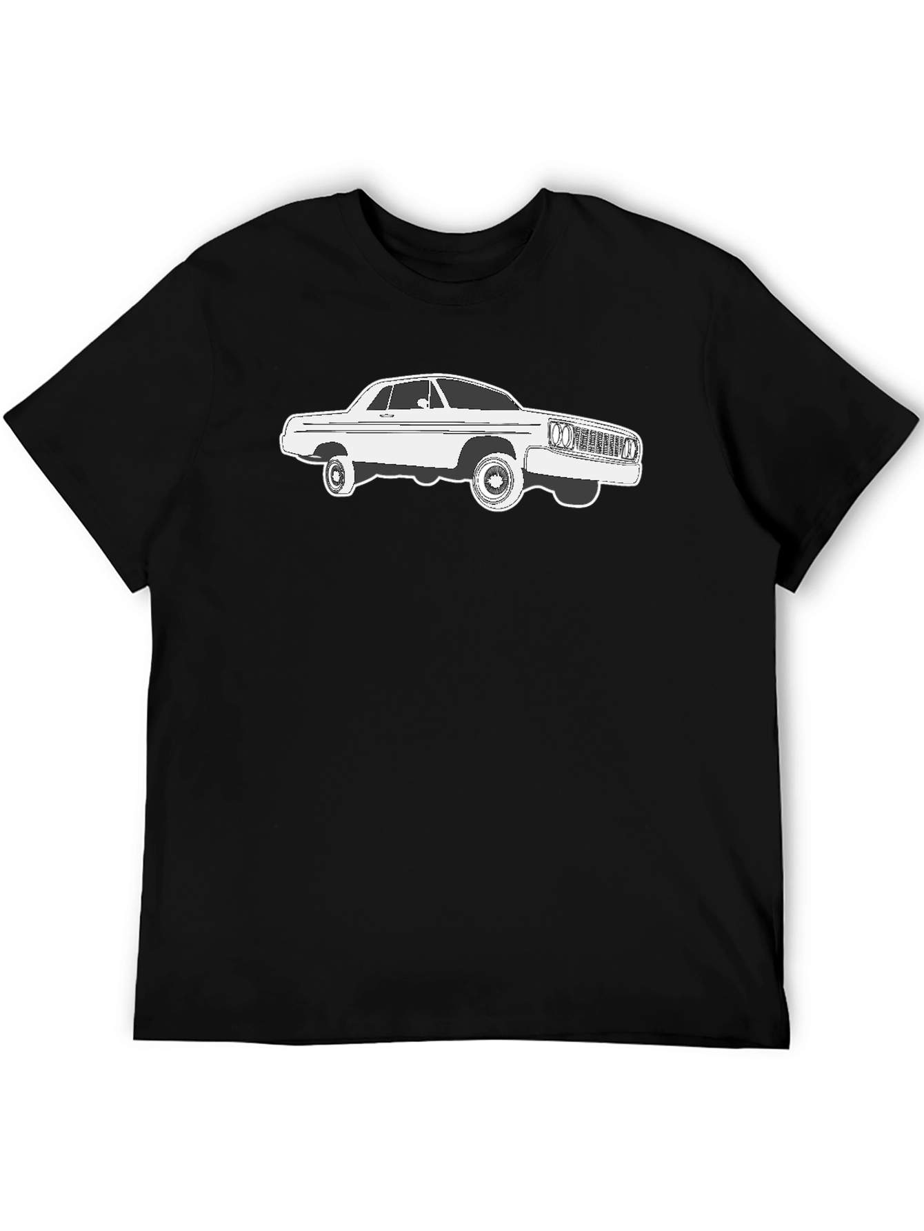 Classic Car Graphic T-Shirt - Black