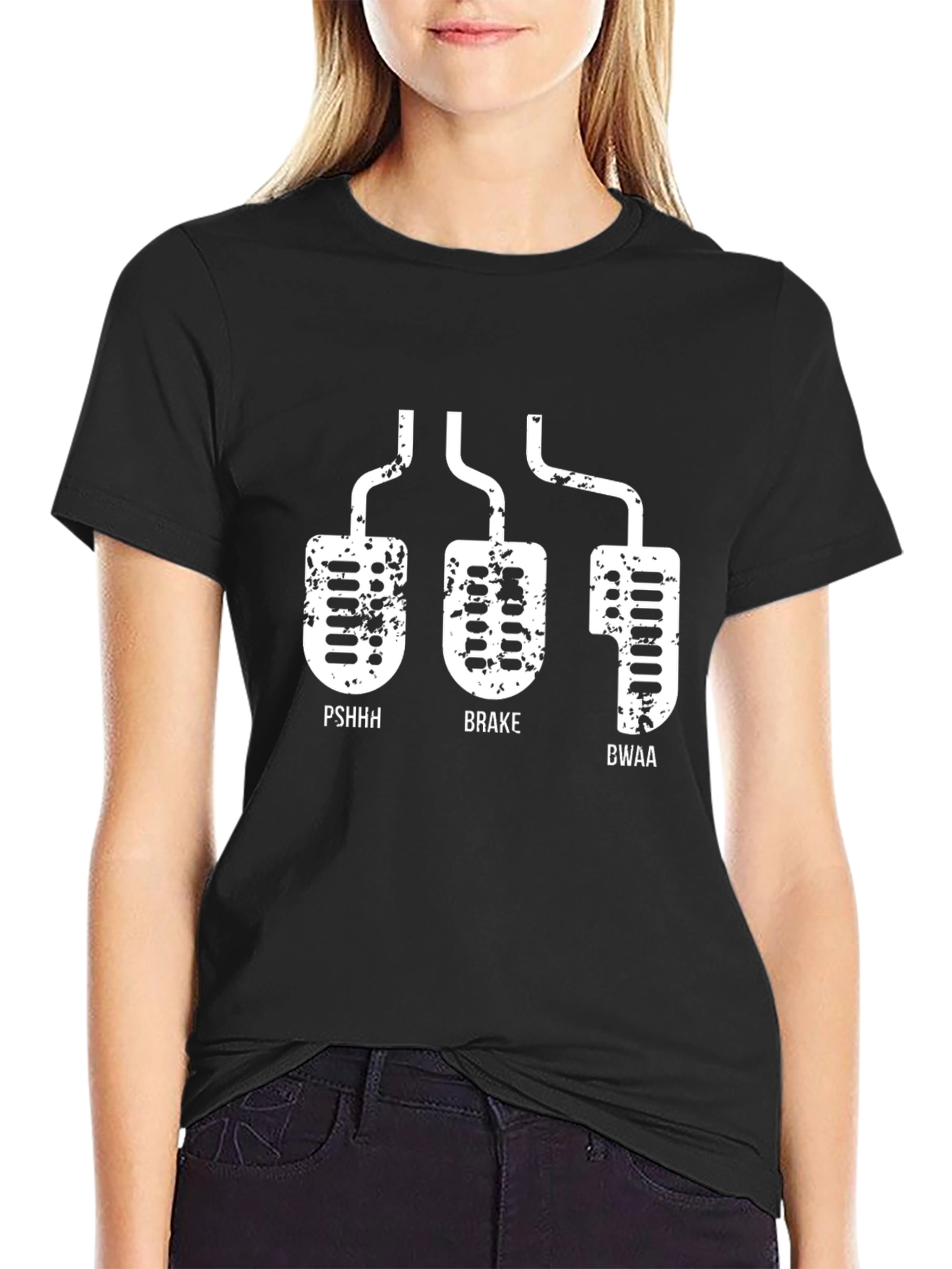 PSHHH Brake BWAA Car Enthusiast T-Shirt