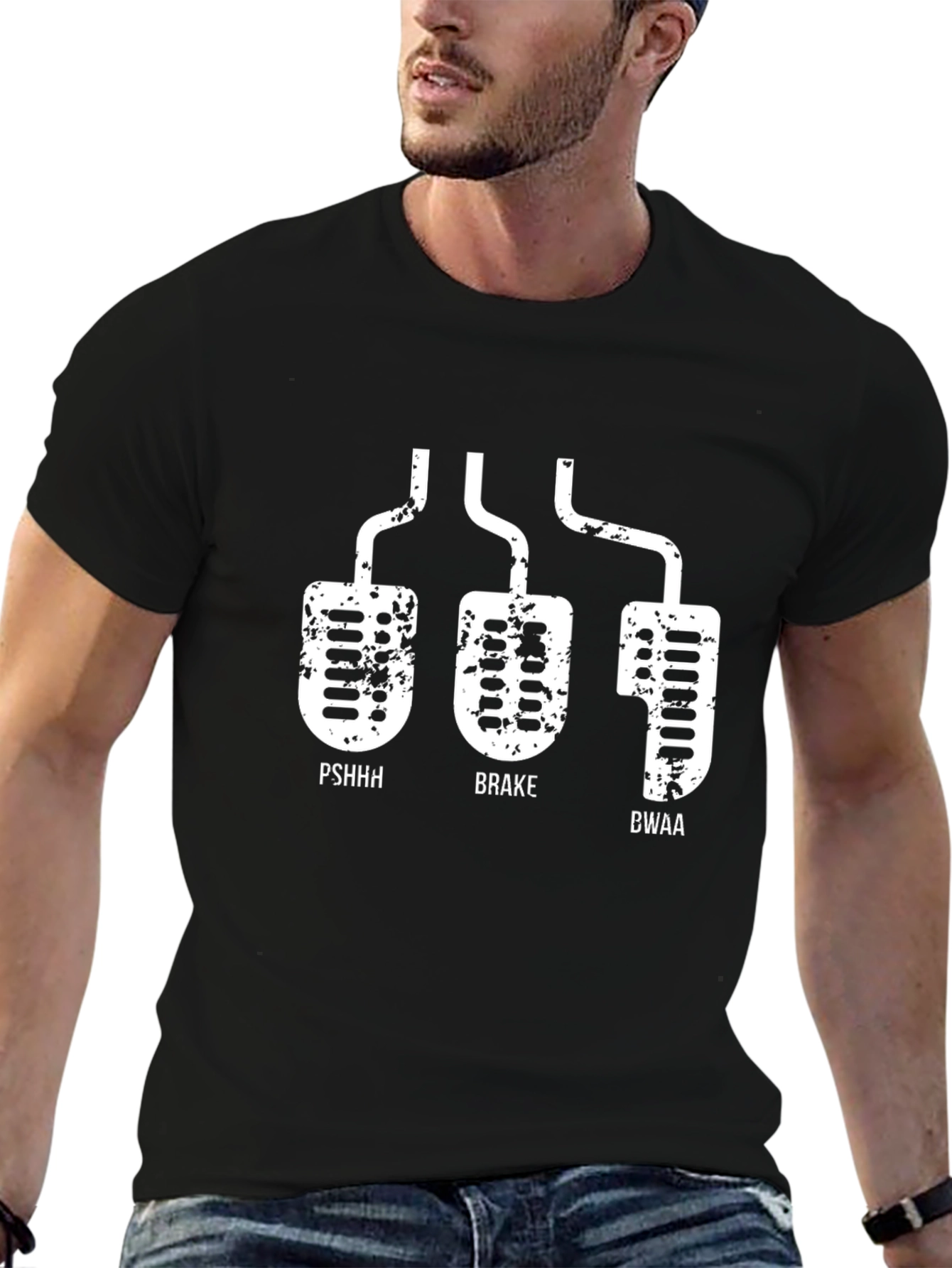 PSHHH Brake BWAA Car Enthusiast T-Shirt