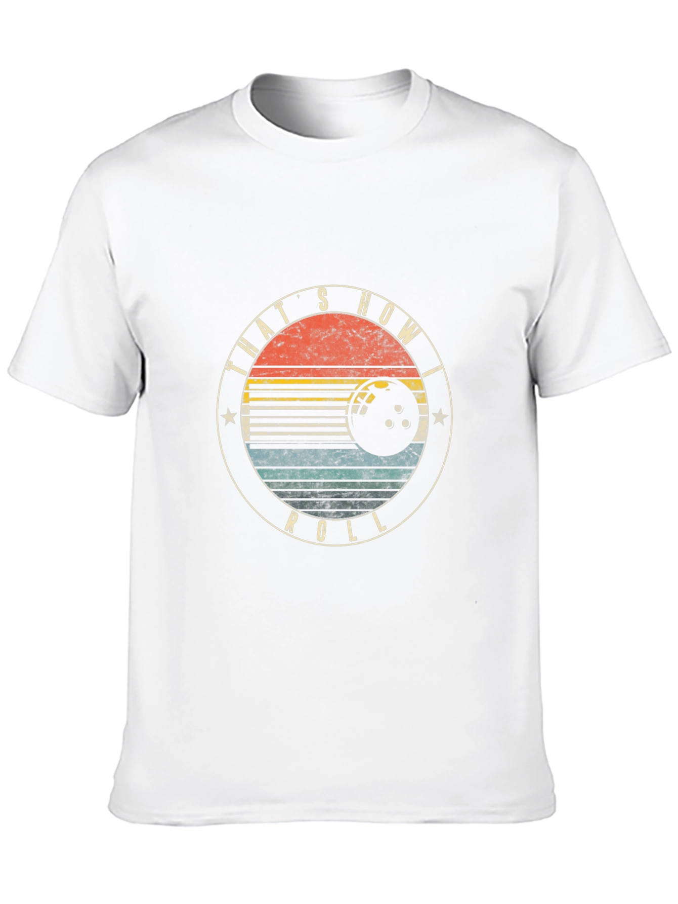 Thats How I Roll Bowling T-Shirt - Retro Design