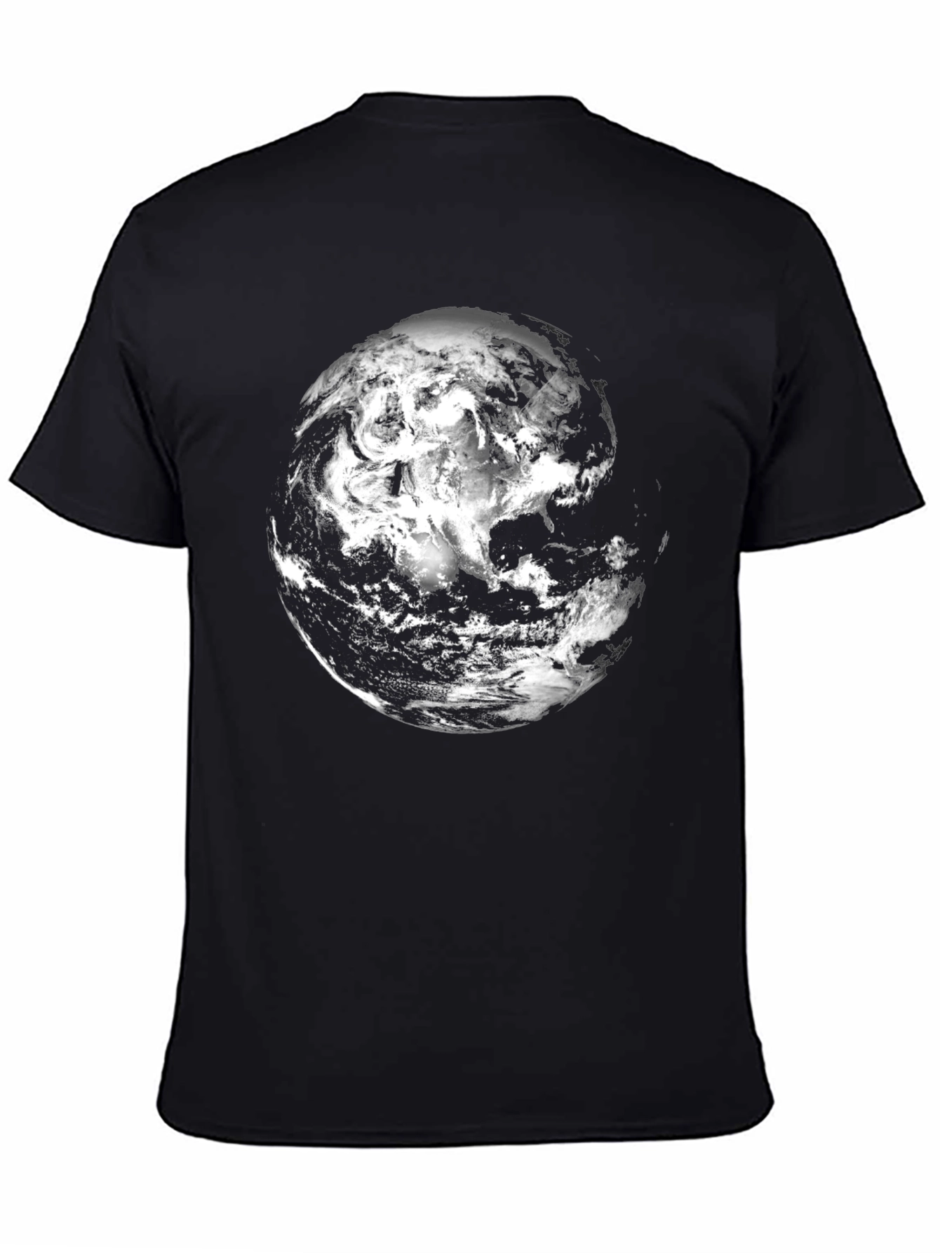 Earth Graphic Black T-Shirt