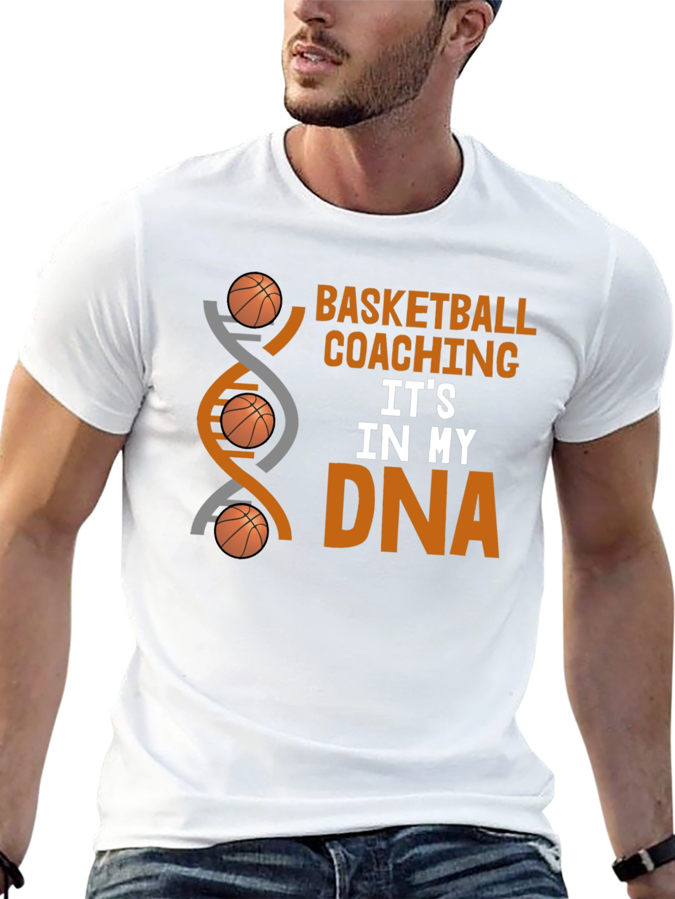 Basketball Coaching DNA Graphic Tee