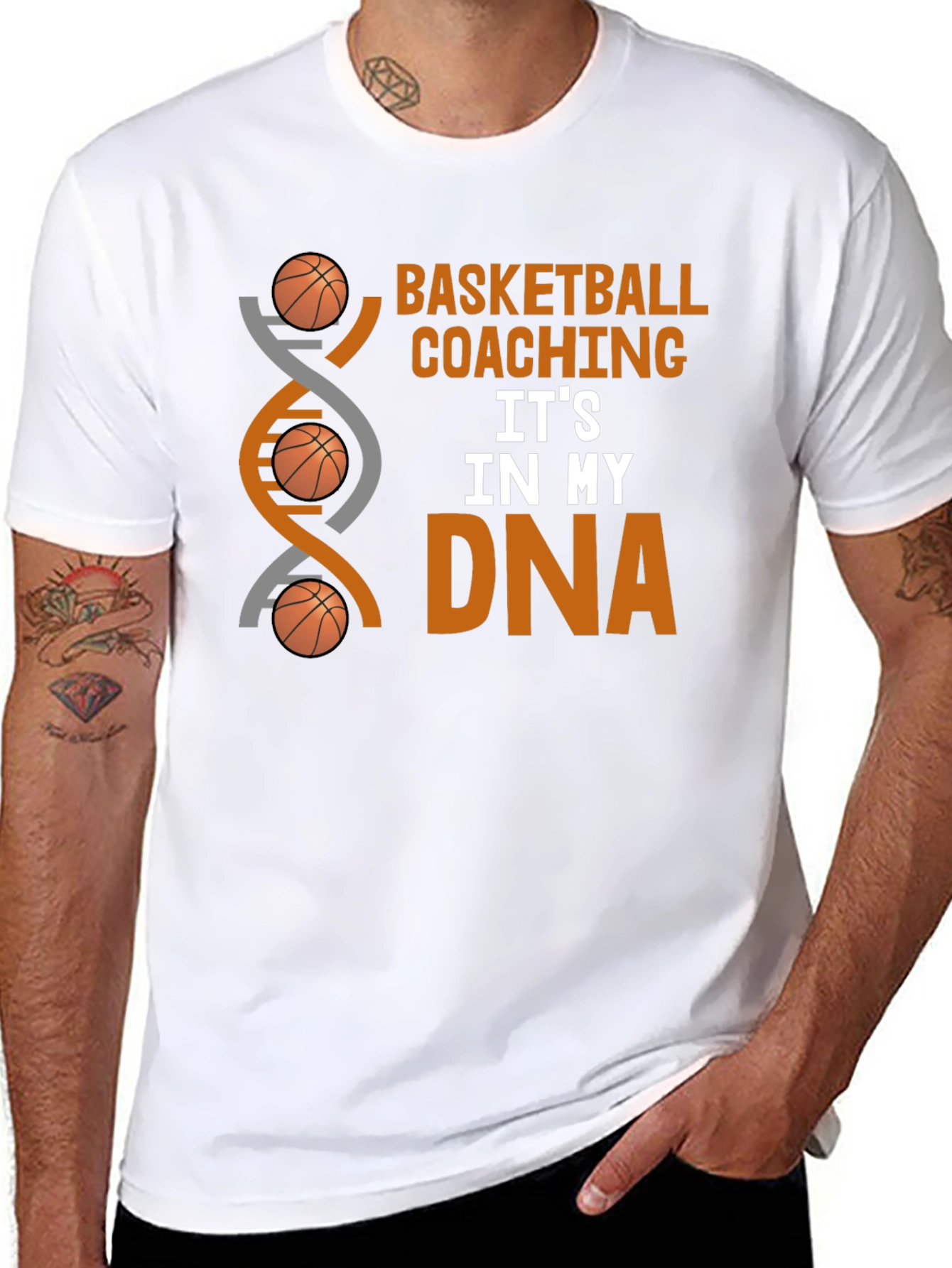 Basketball Coaching DNA Graphic Tee