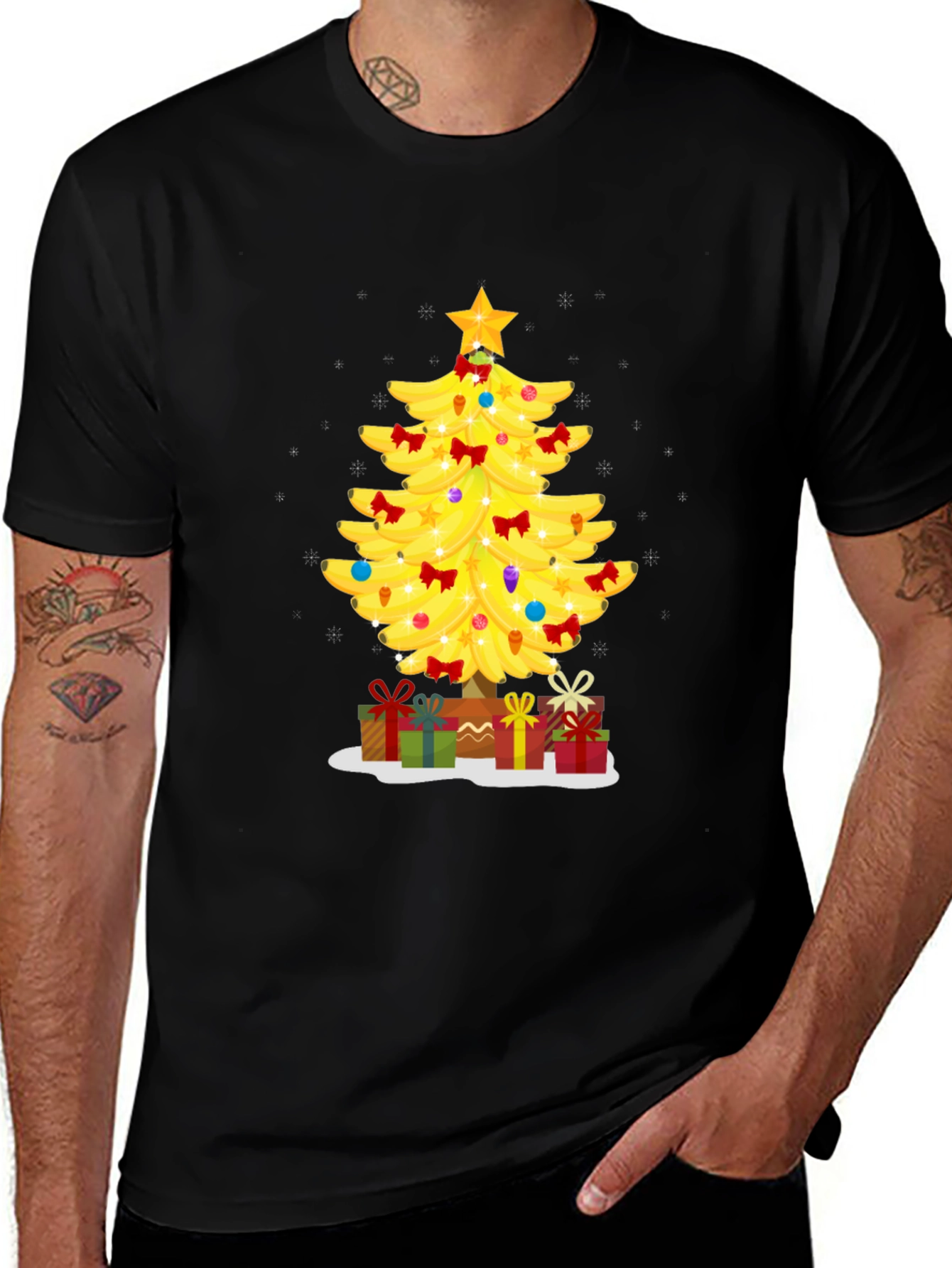 Banana Christmas Tree T-Shirt