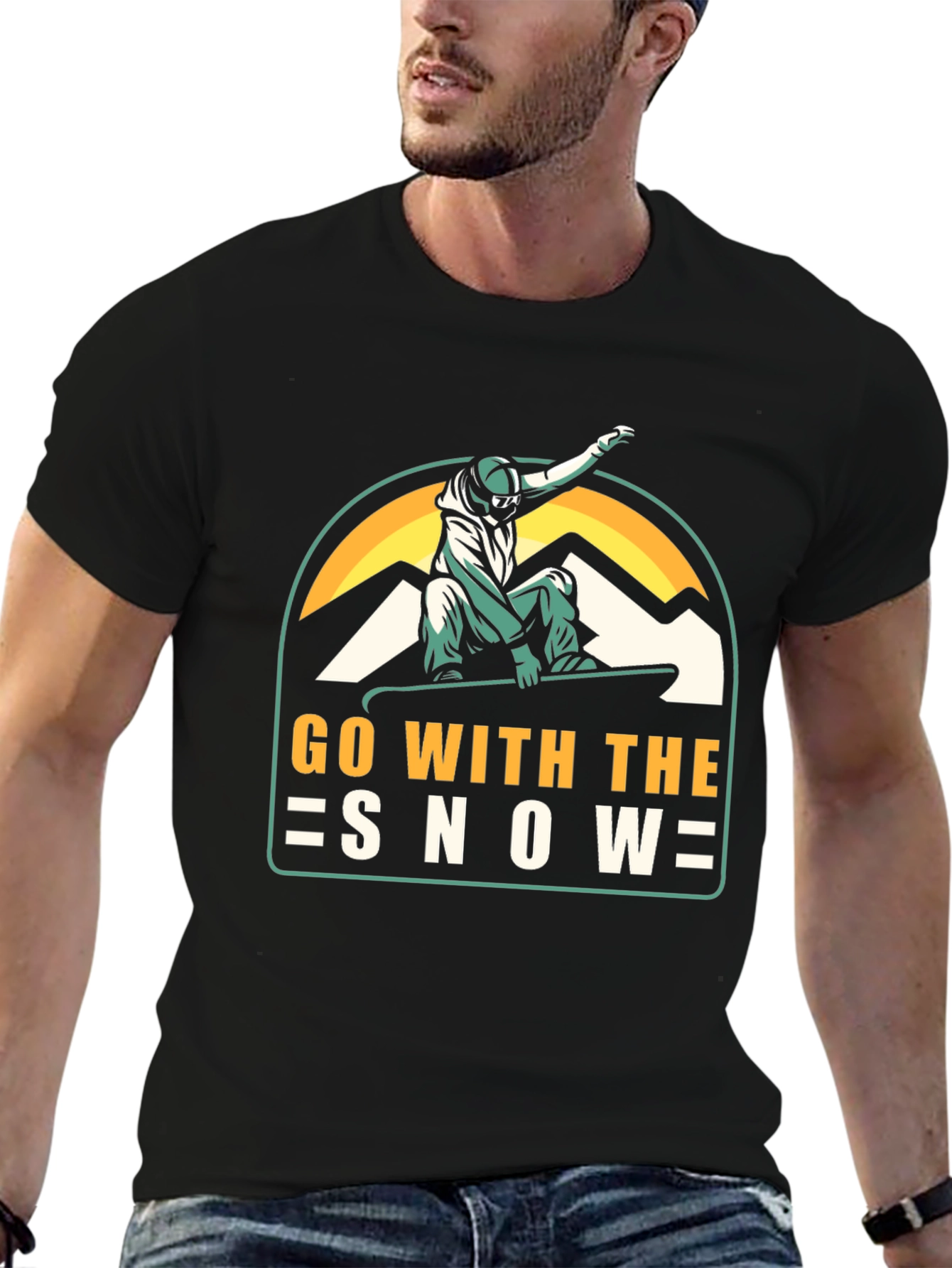 Go With The Snow Graphic Tee