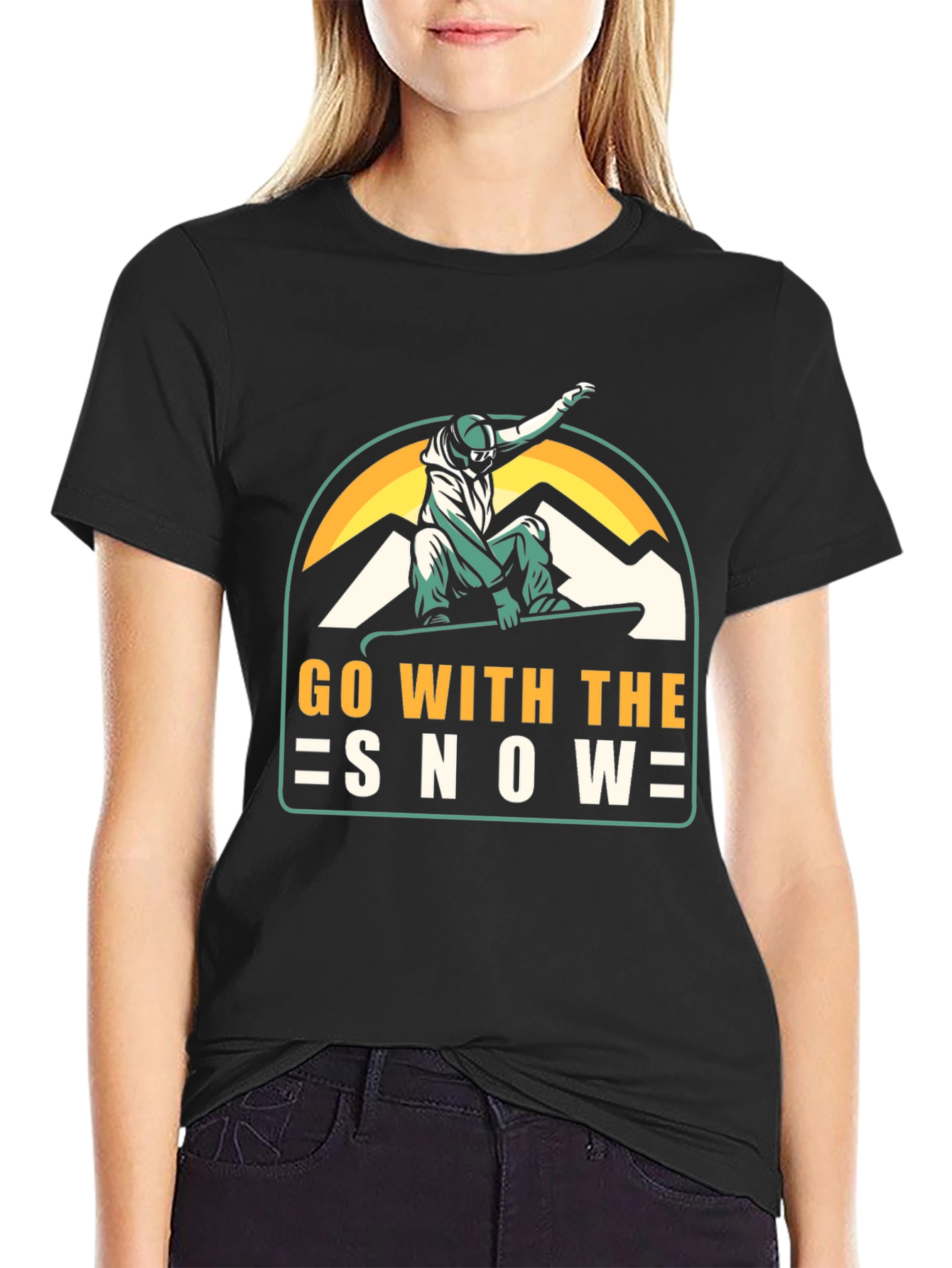 Go With The Snow Graphic Tee