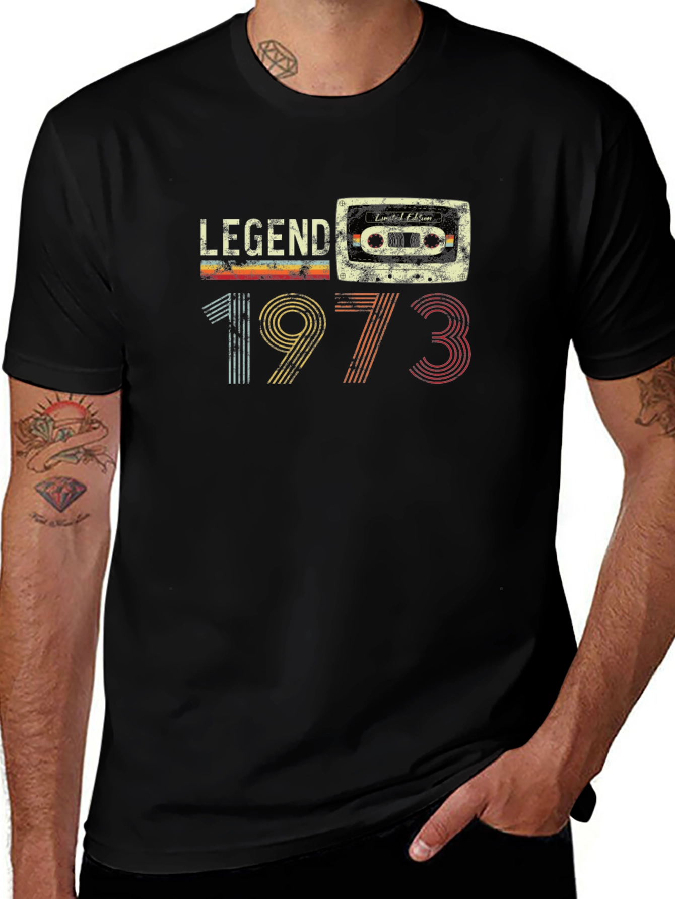 Legend Since 1973 Cassette Tape T-Shirt