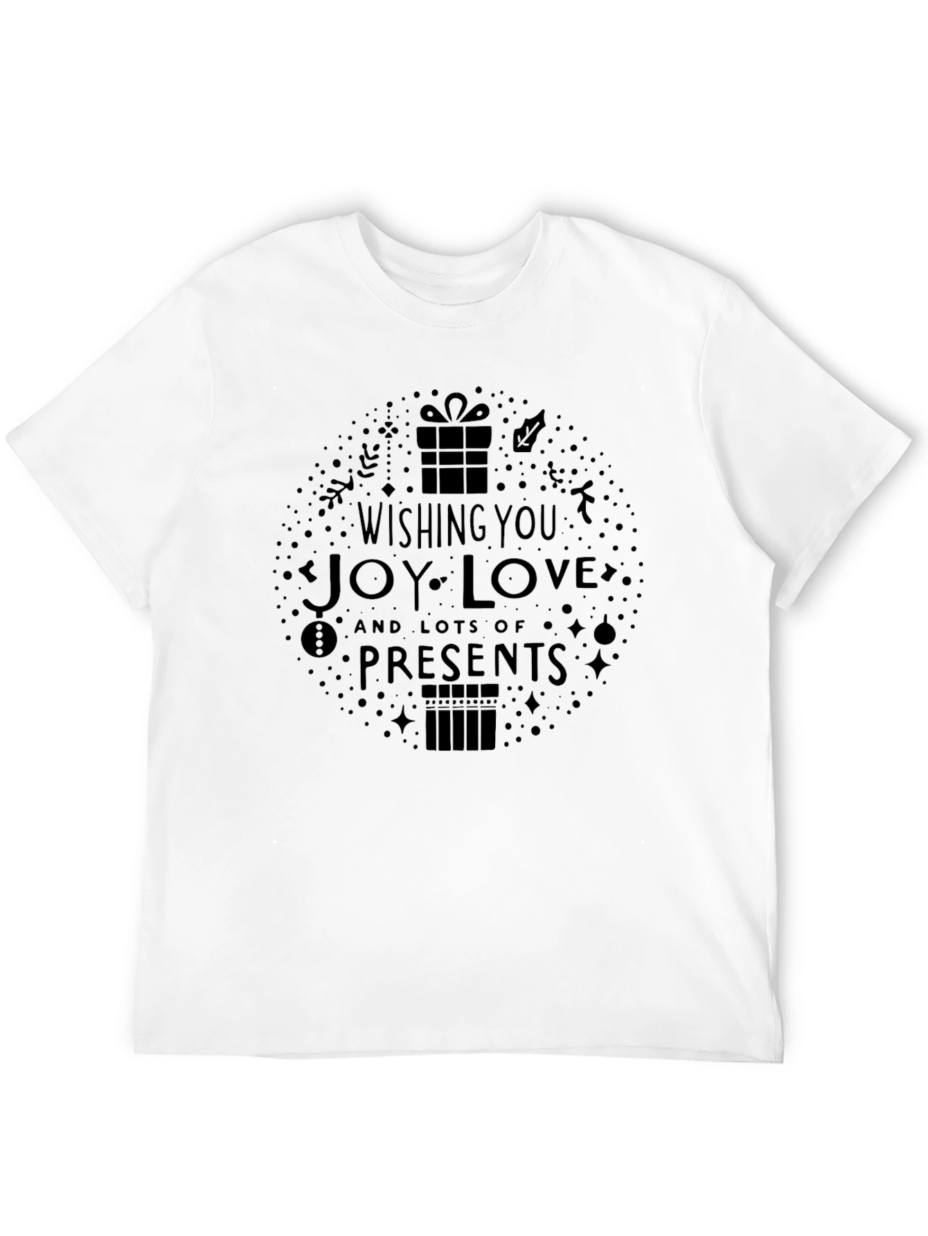 Wishing Joy Love Presents Graphic T-Shirt