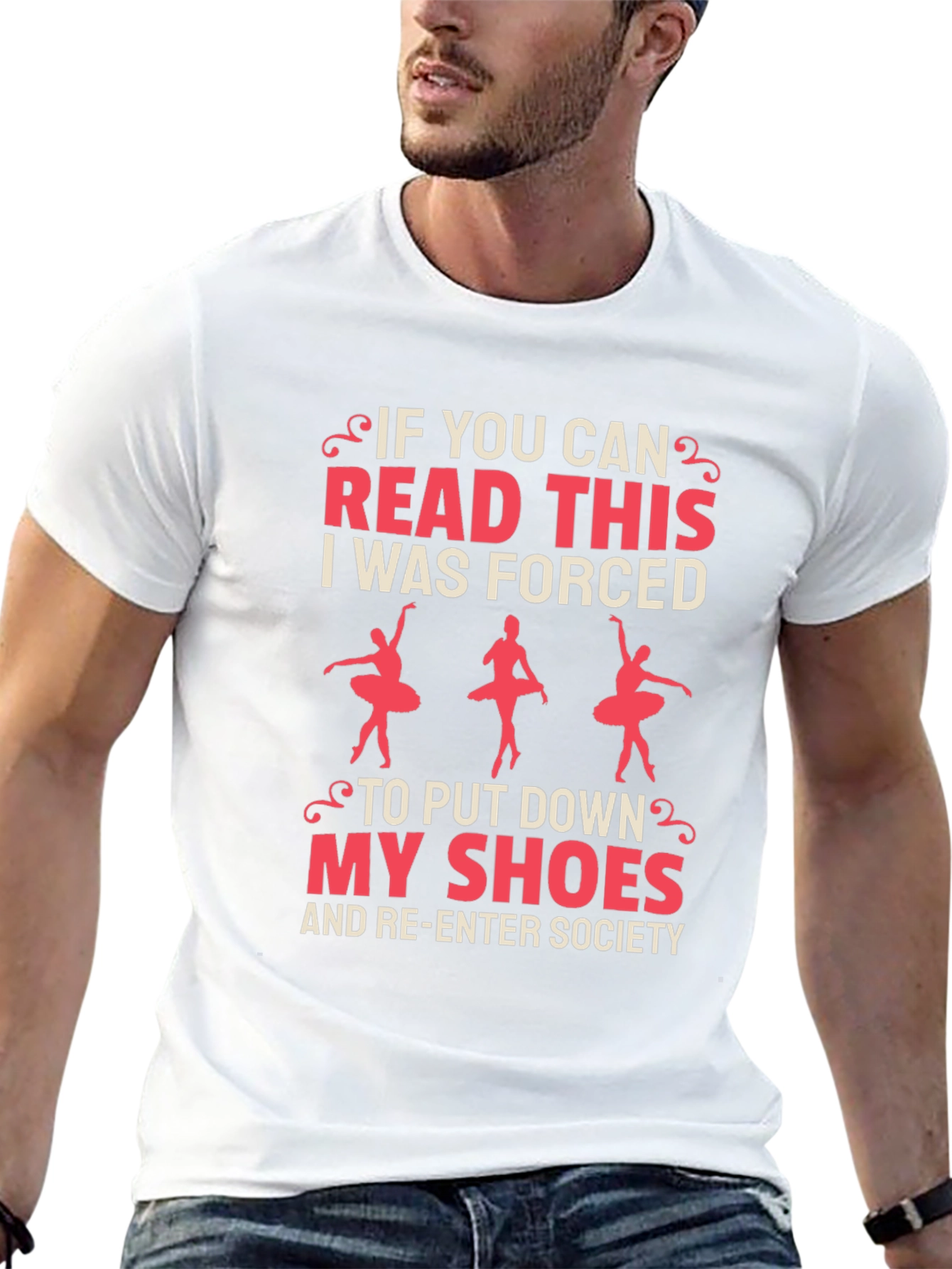 Ballet Lover Tee - Forced To Re-Enter Society