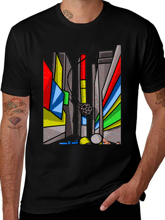 Abstract Cityscape Graphic Tee