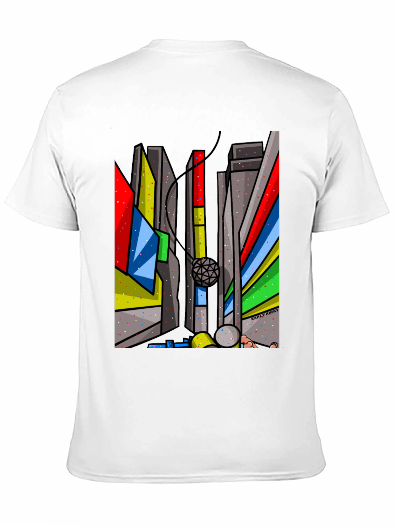 Abstract Cityscape Graphic Tee