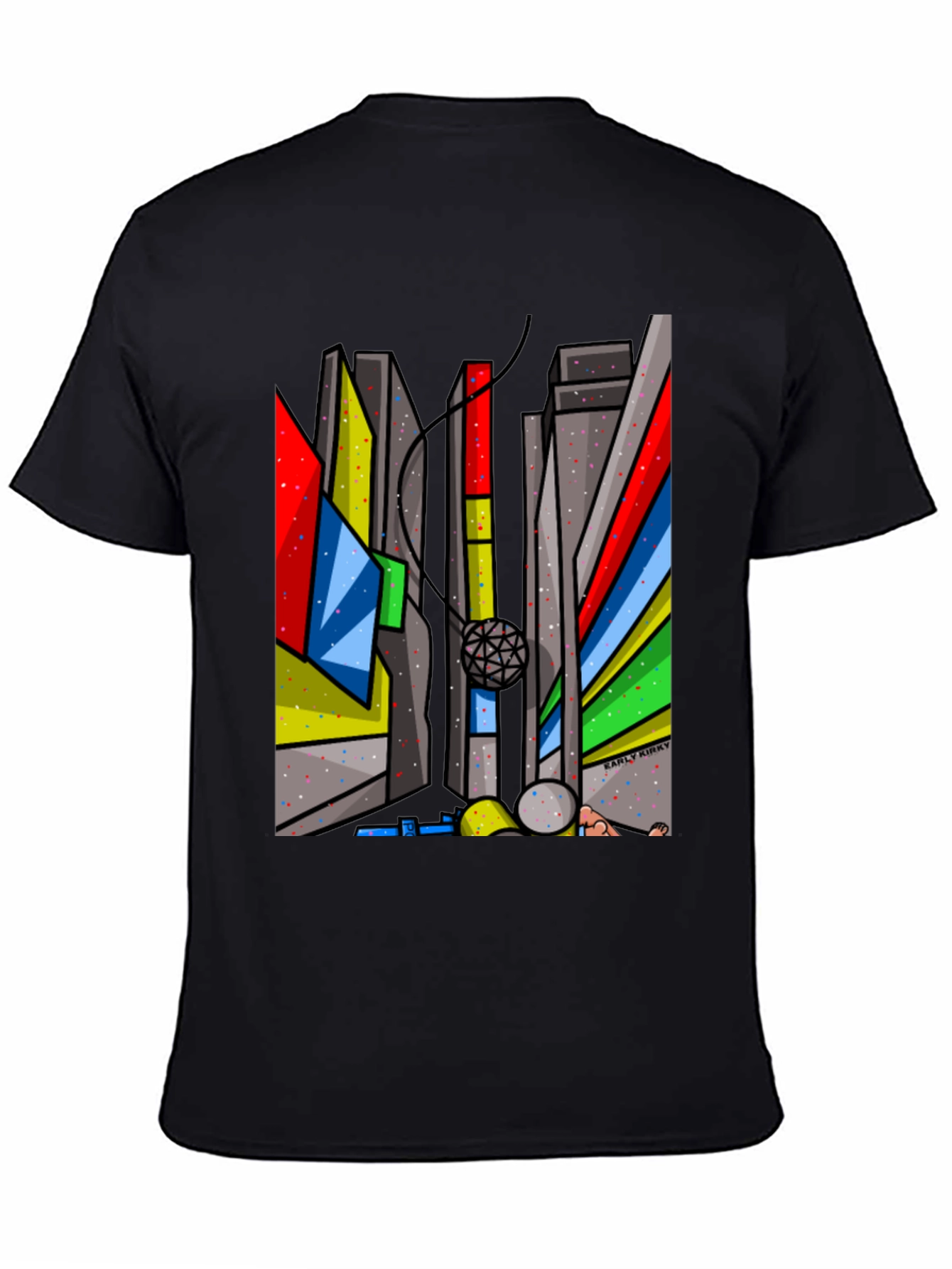 Abstract Cityscape Graphic Tee