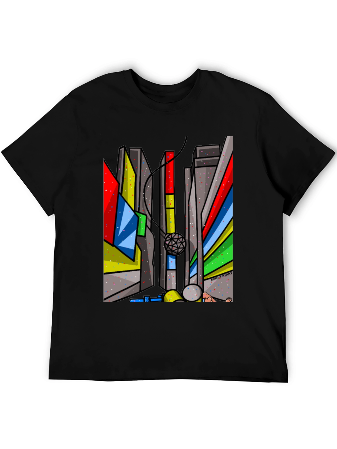 Abstract Cityscape Graphic Tee