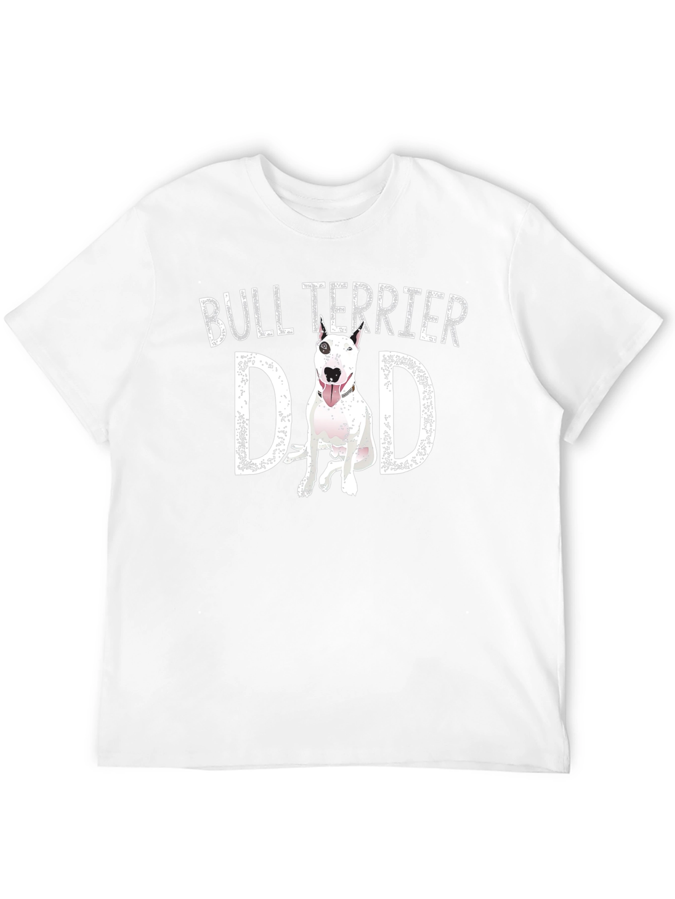 Bull Terrier Dad Black T-Shirt
