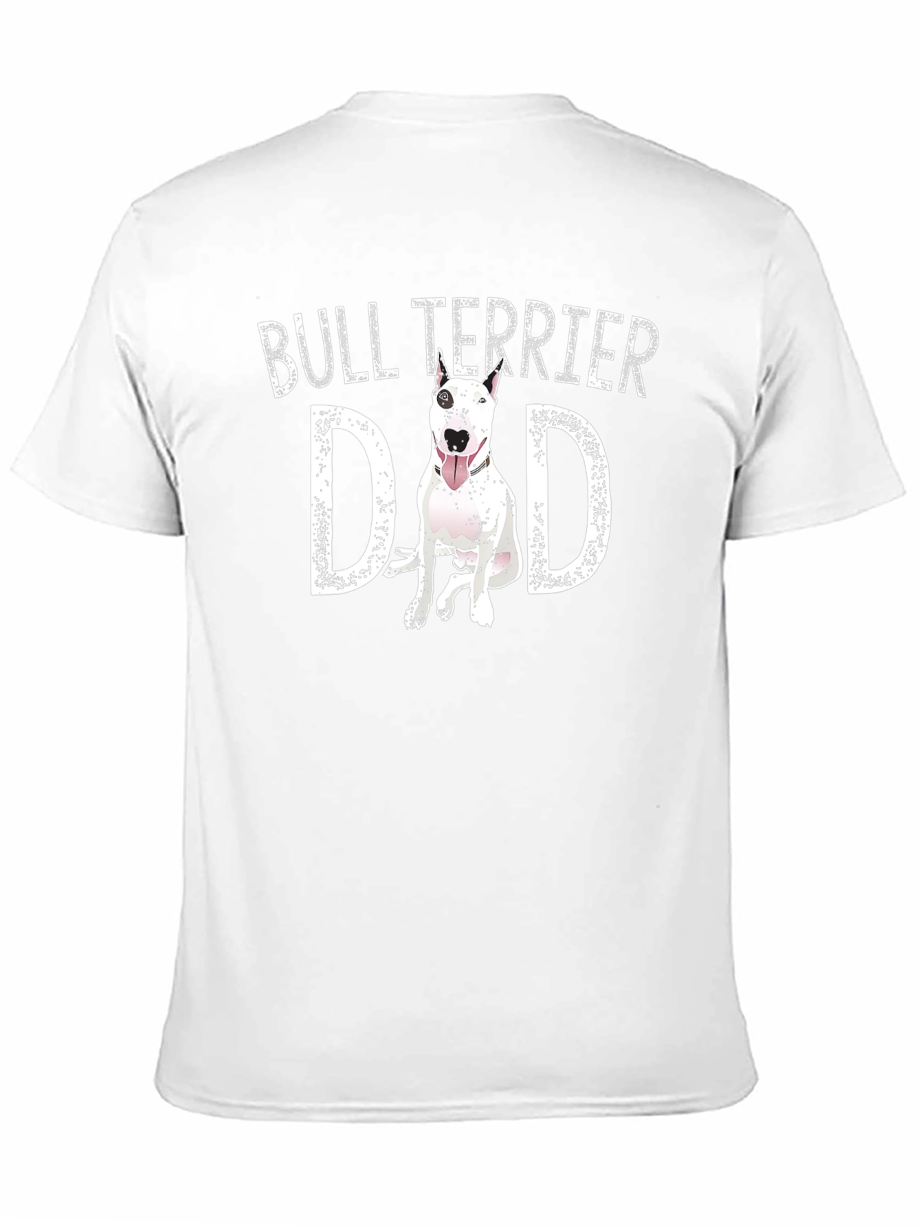 Bull Terrier Dad Black T-Shirt