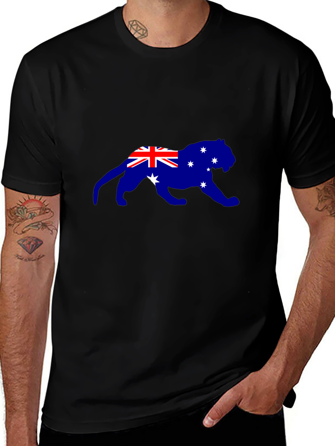 Australian Flag Lion T-Shirt