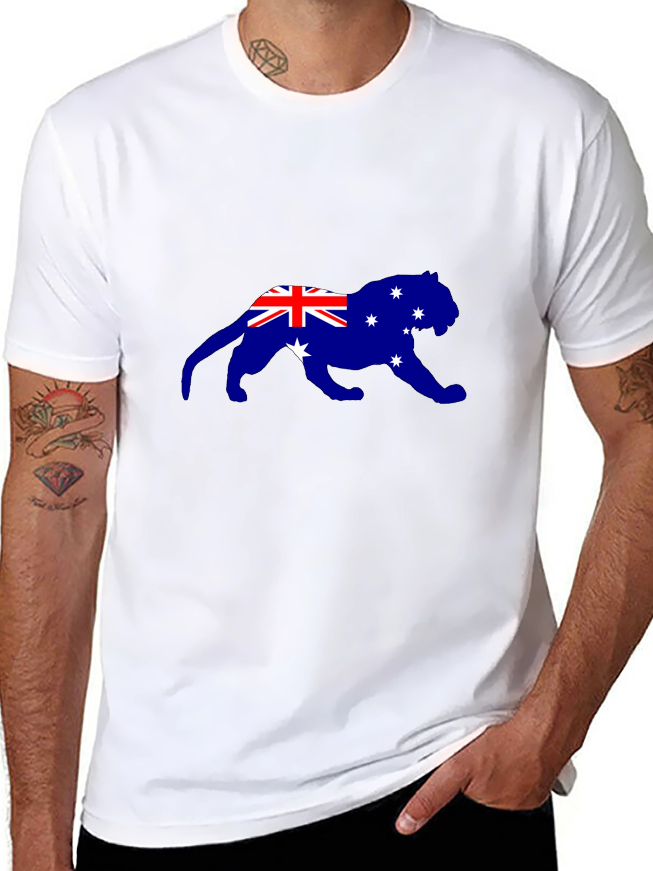 Australian Flag Lion T-Shirt